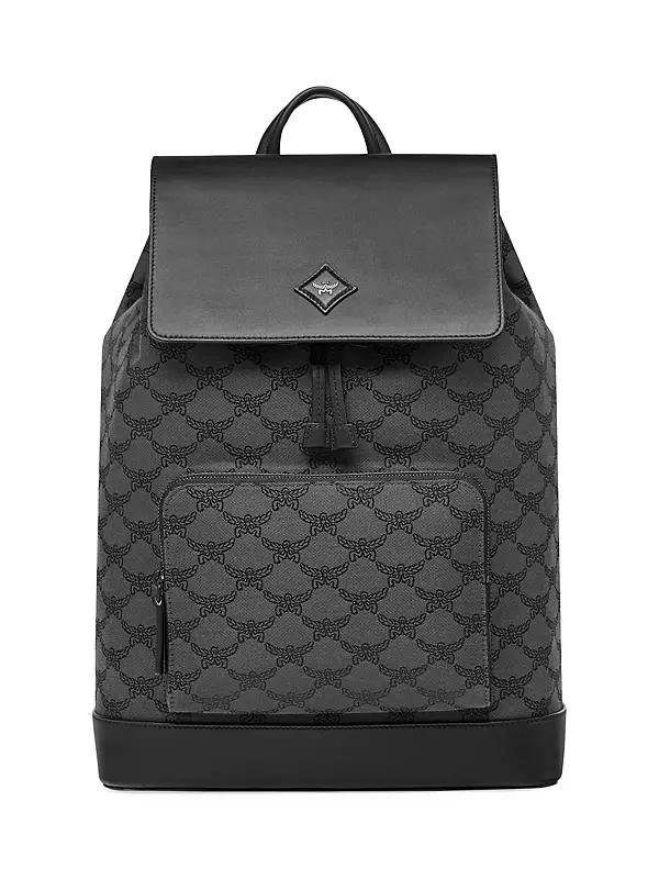Shop MCM Himmel Medium Jacquard Backpack | Saks Fifth Avenue
