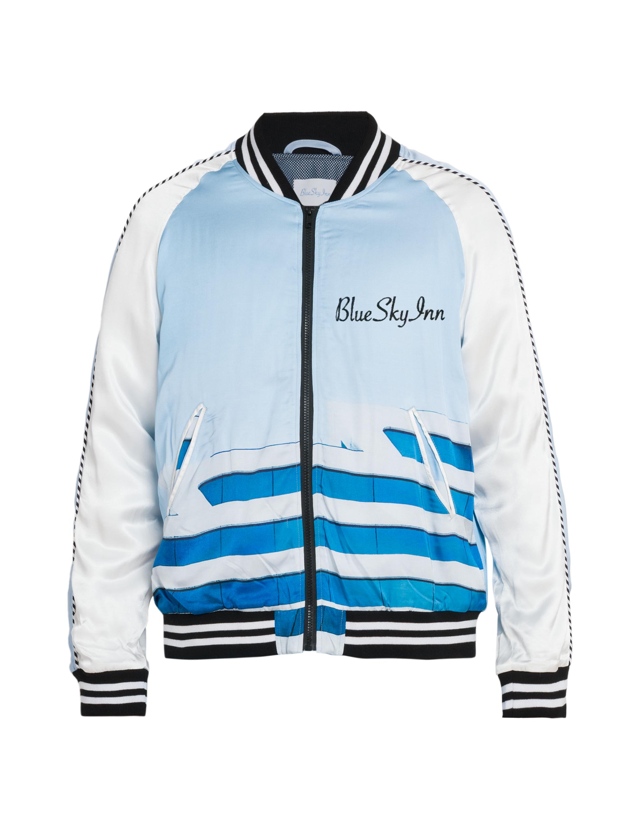 Blue Sky Inn Men's Yacht Souvenir Varsity Jacket - Yacht