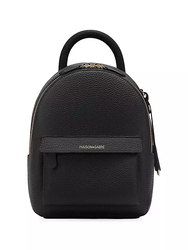 Shop Maison de Sabre Leather Mini Backpack | Saks Fifth Avenue