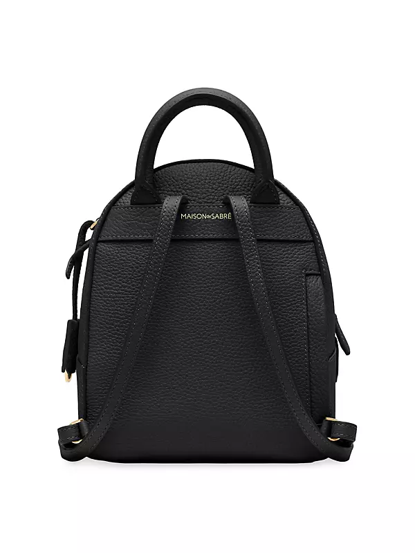 Shop Maison de Sabre Leather Mini Backpack | Saks Fifth Avenue