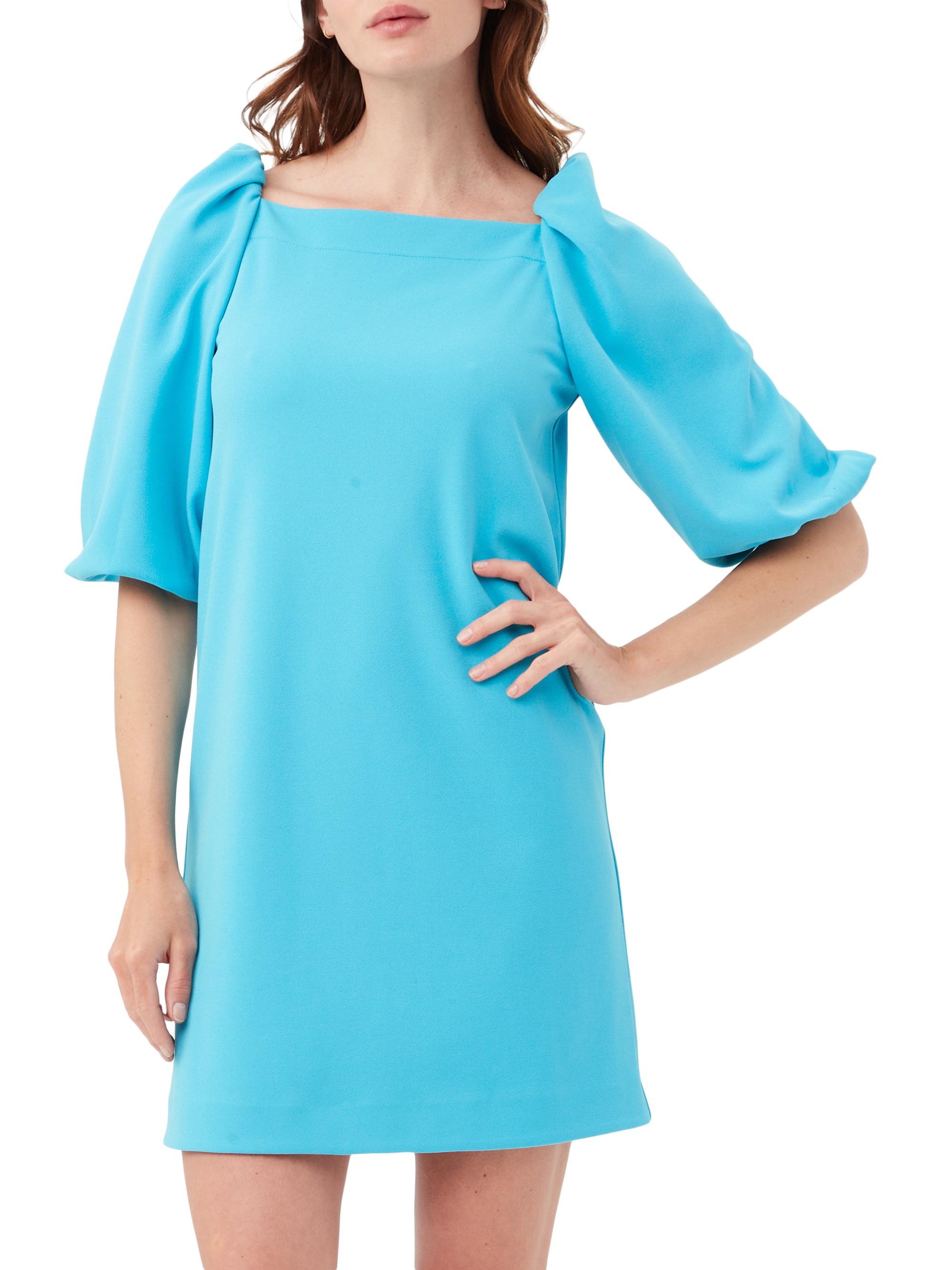 Trina Turk Women's Symphony Puff-Sleeve Minidress - Below Deck Blue