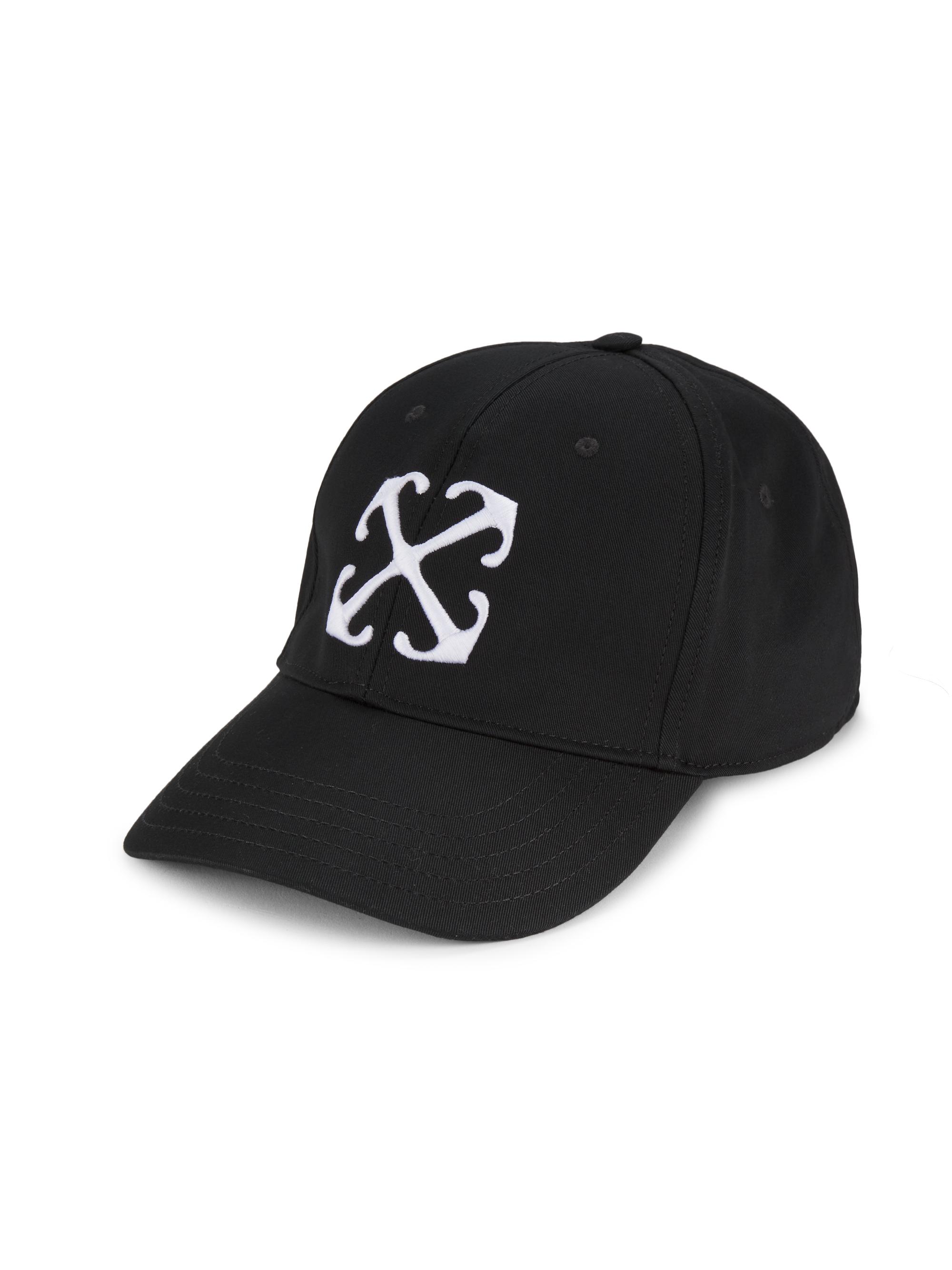 Off-White Men's Arrow Drill Baseball Cap - Black White