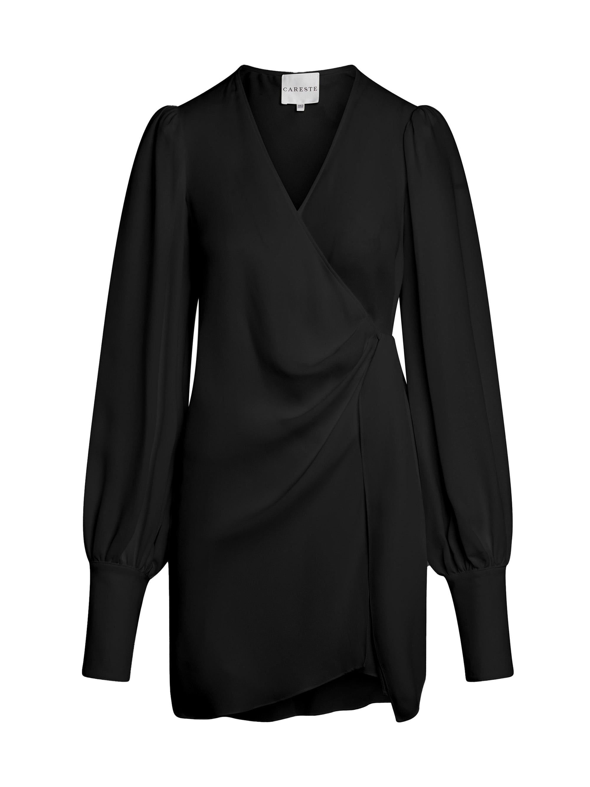 Careste Women's Amal Wrap Dress - Black