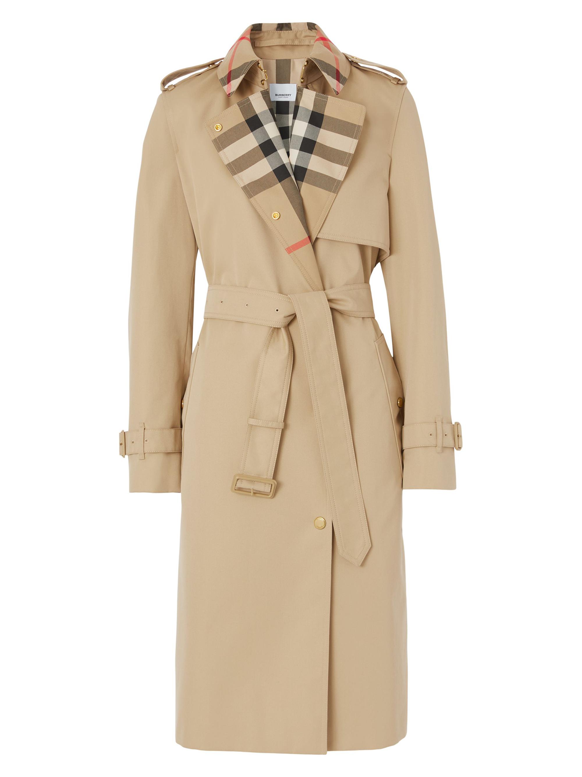 Burberry ​Kensington Cashmere Long Trench Coat | Saks Fifth Avenue