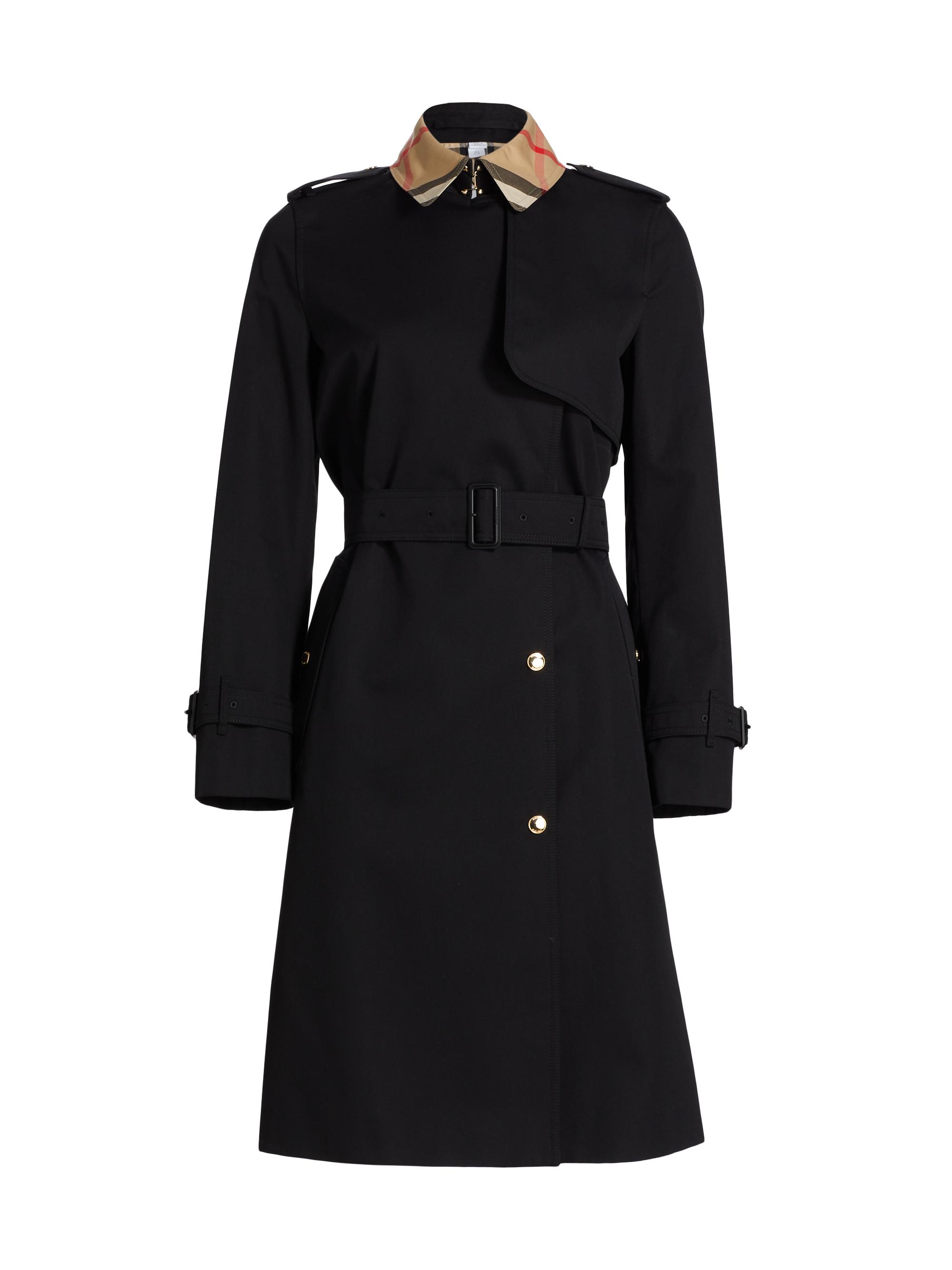Burberry Women's Sandridge Trench Coat - Black