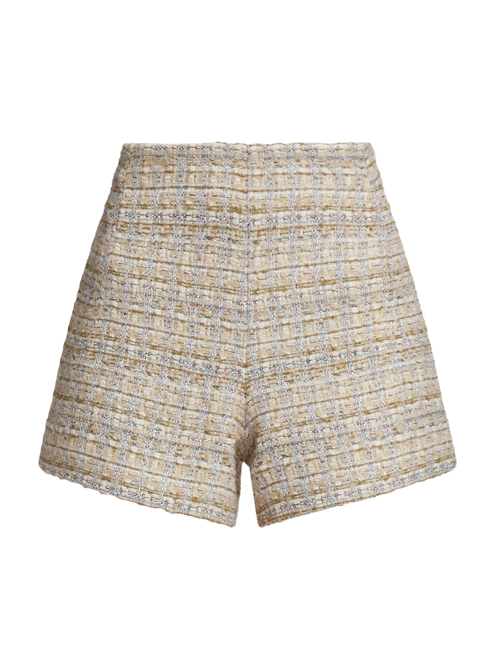 Derek Lam 10 Crosby Women's South Door Tweed Shorts - Limestone
