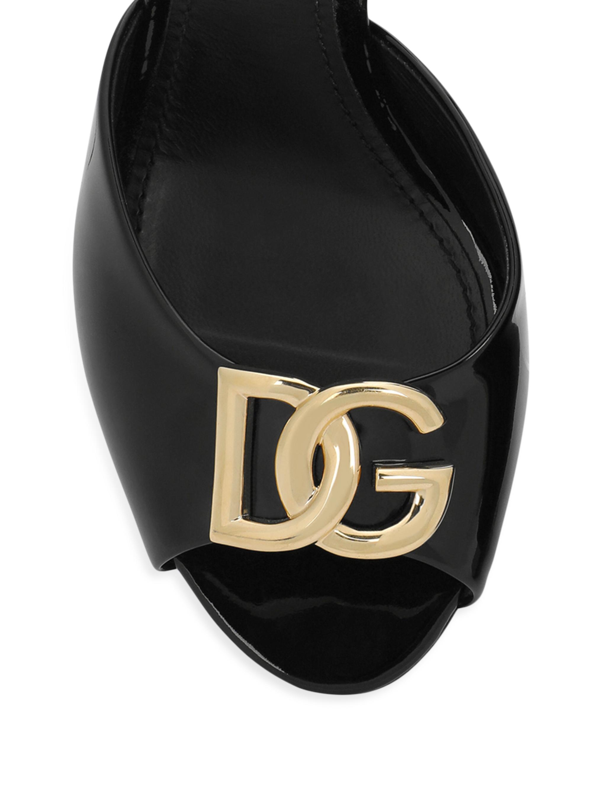 新品未使用タグ付★DOLCE＆GABBANA★シルク★ジュエル★ジャケット Dolce&Gabbana 90MM Leather Logo Mules | Saks Fifth Avenue