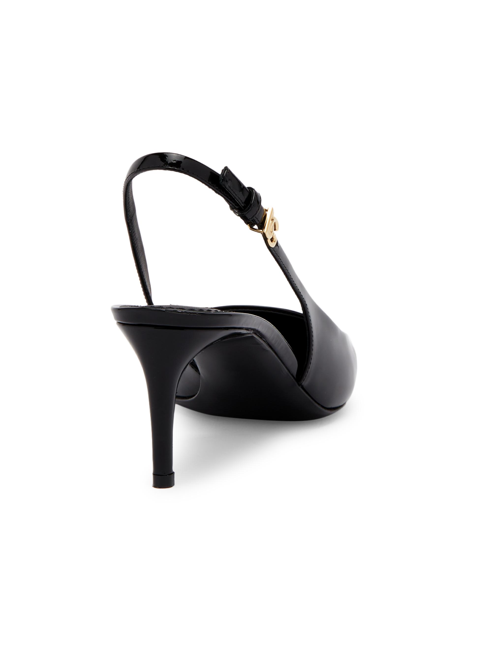Dolce&Gabbana 60MM Leather Slingback Pumps | Saks Fifth Avenue