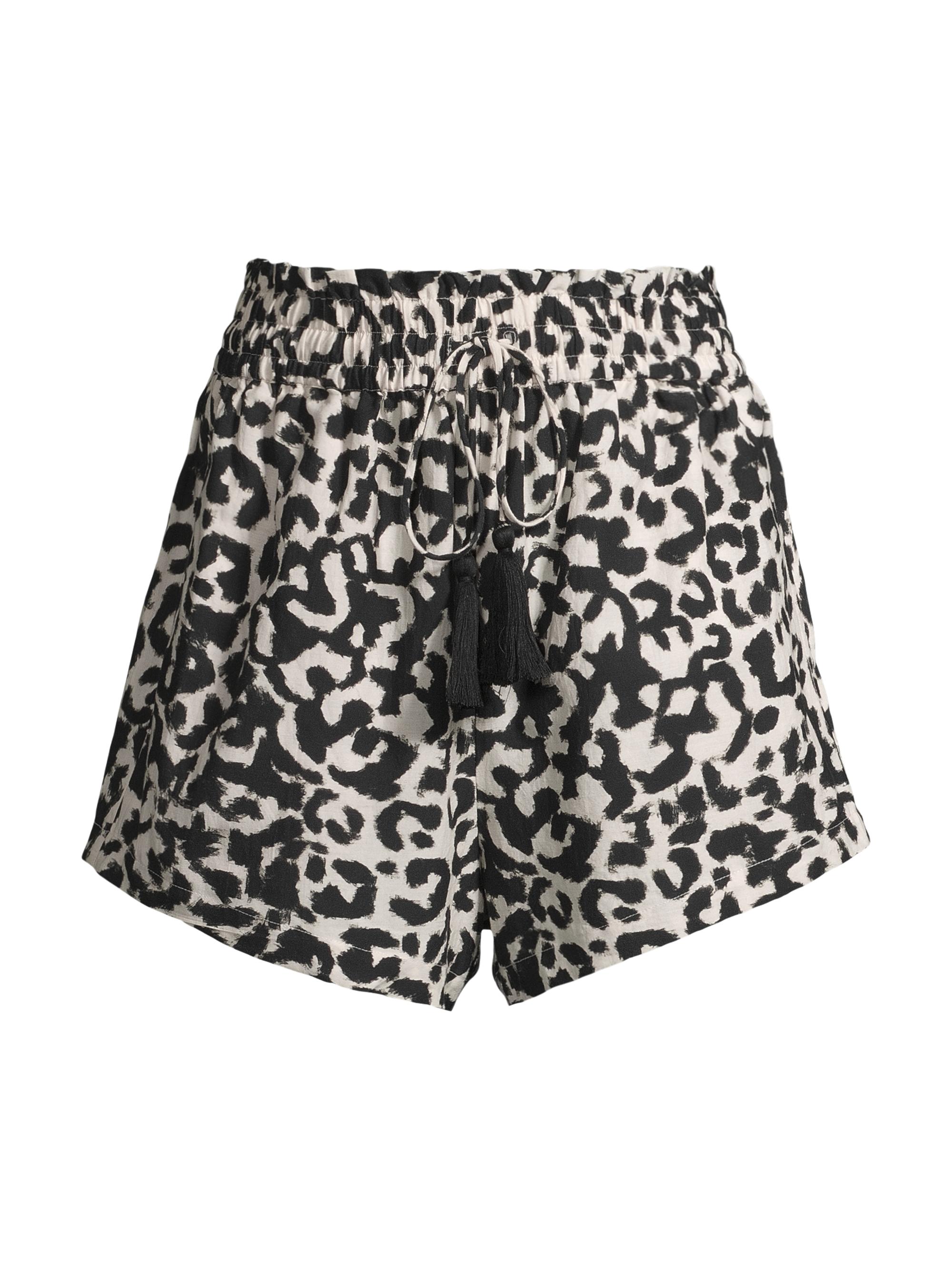Change of Scenery Women's Vicki Leopard Drawstring Shorts - Mia Leopard