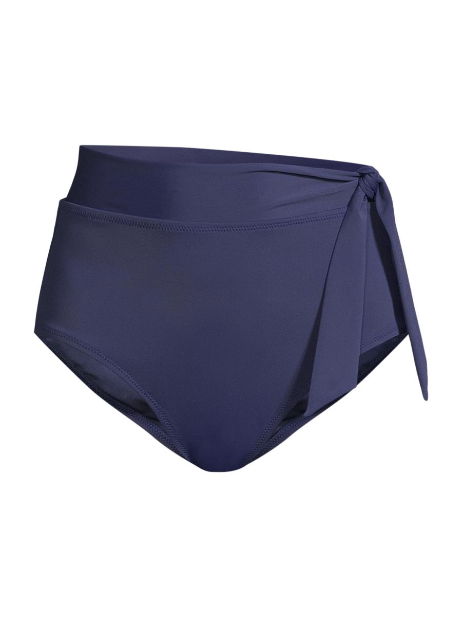 Change Of Scenery Women's Tie-waist Bikini Bottom In Navy