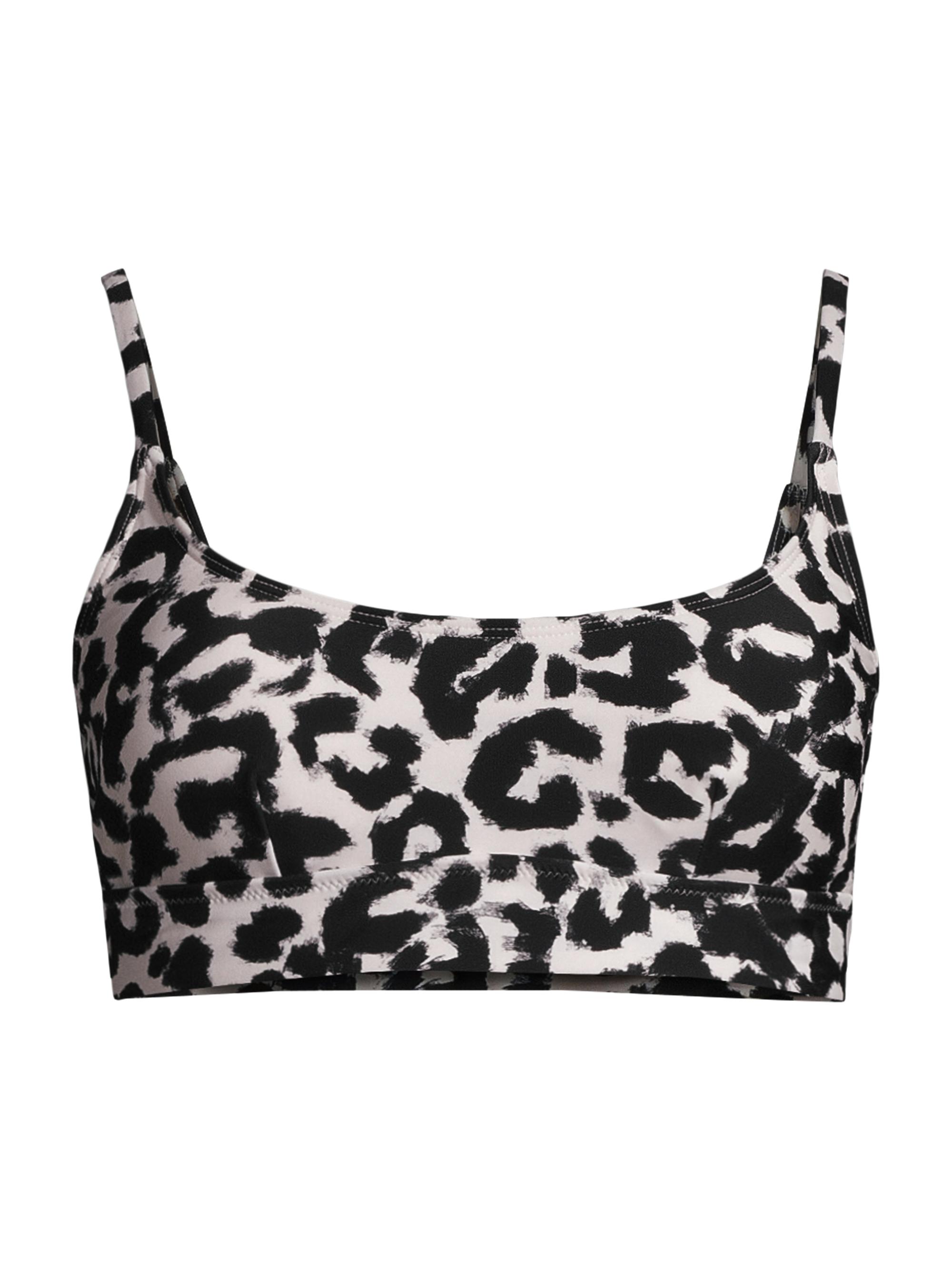 Change of Scenery Women's Erika Scoop Bralette Bikini Top - Mia Leopard