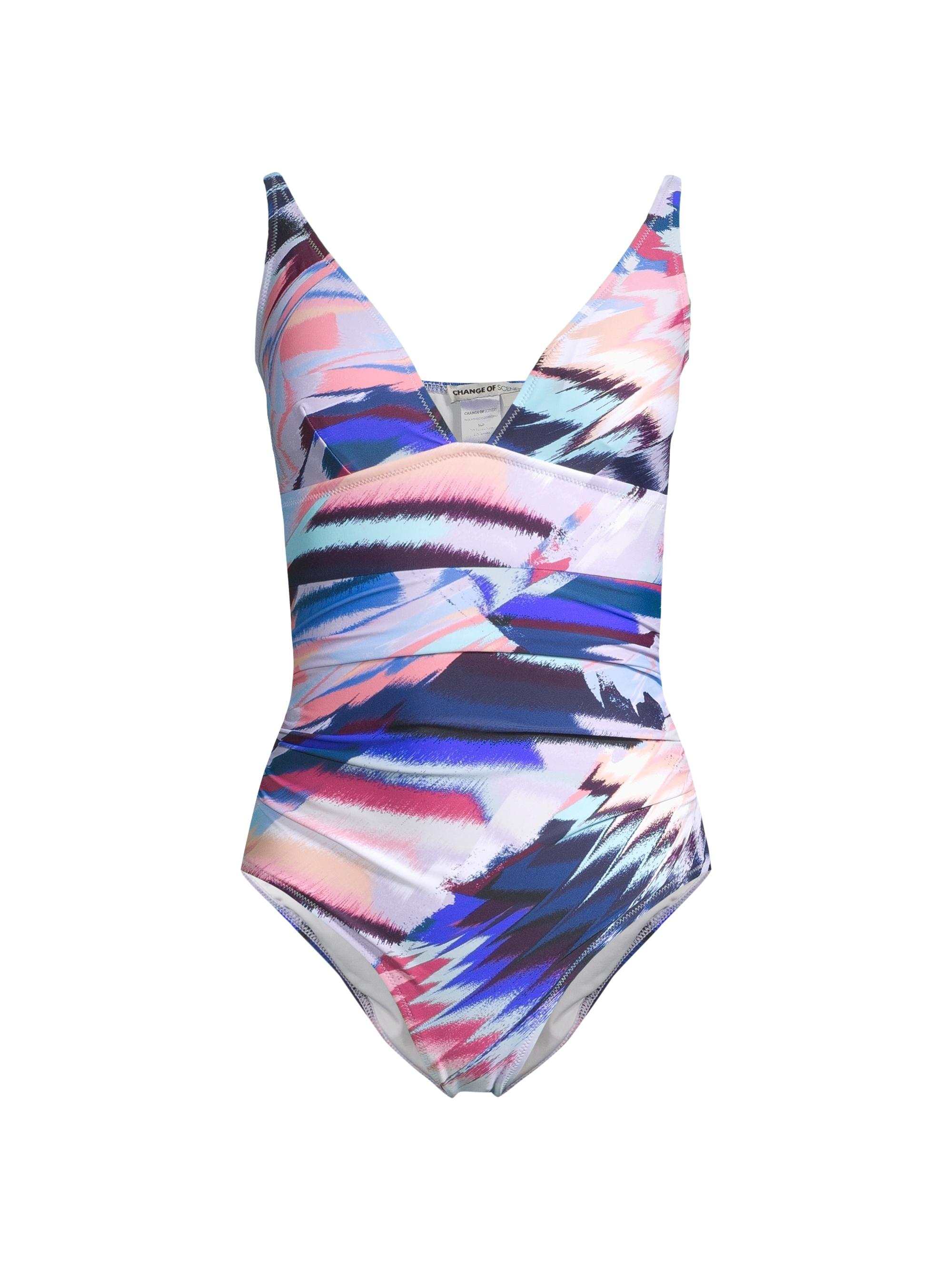 Change of Scenery Women's Niki Abstract-Print One-Piece Swimsuit - Mosaic