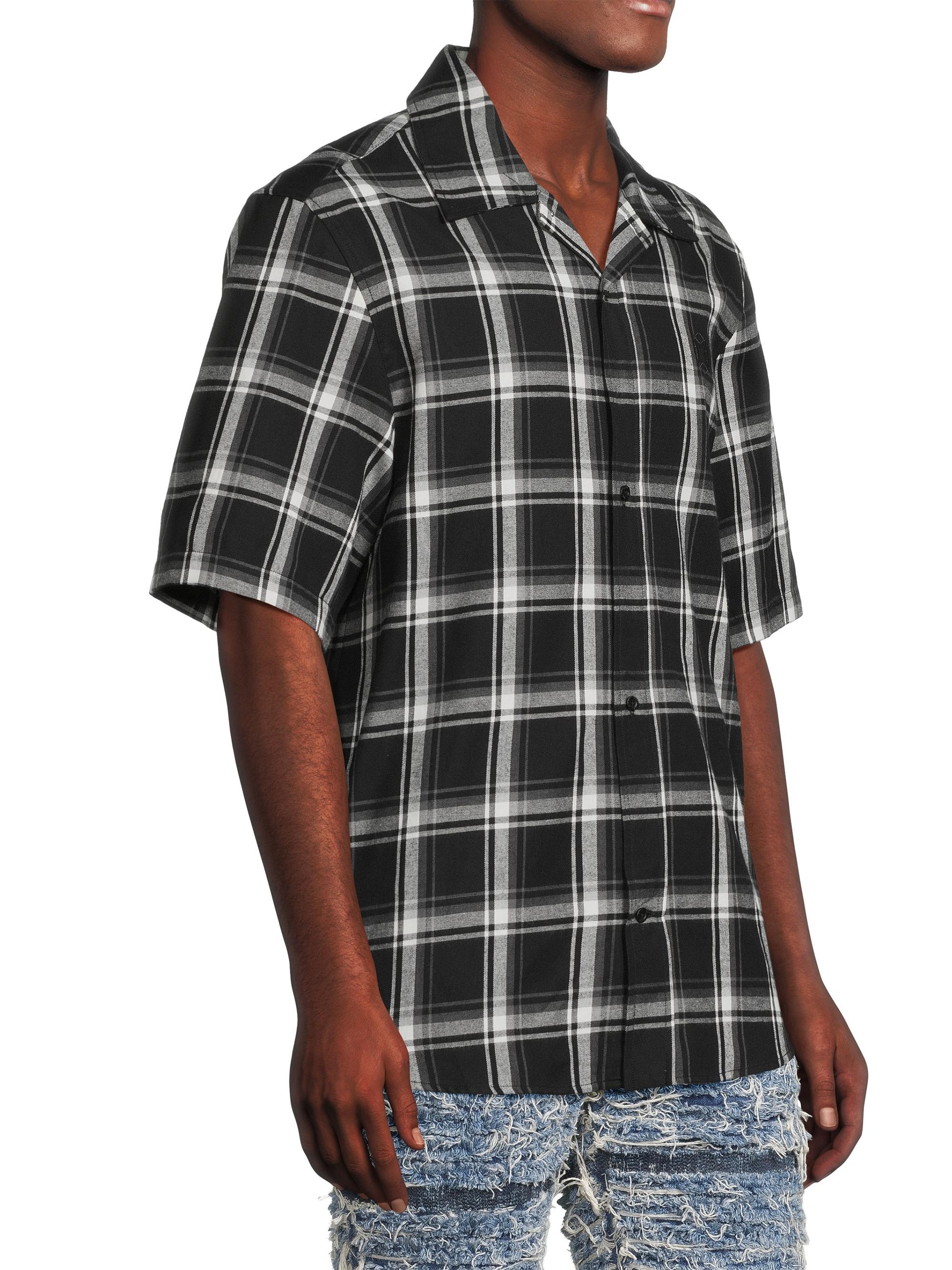 1017 ALYX 9SM Plaid Cotton Camp Shirt | Saks Fifth Avenue