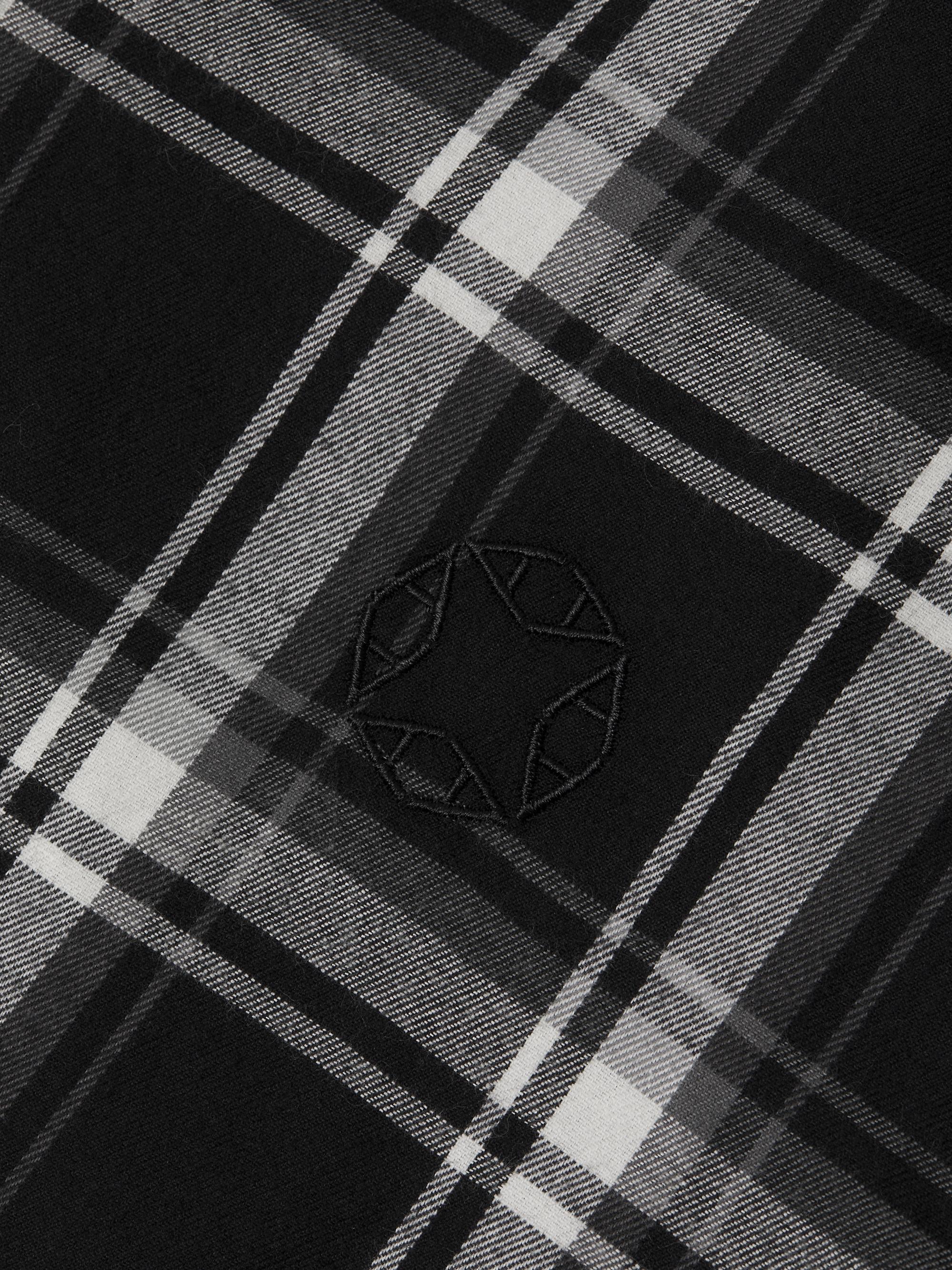 Plaid Cotton Camp Shirt