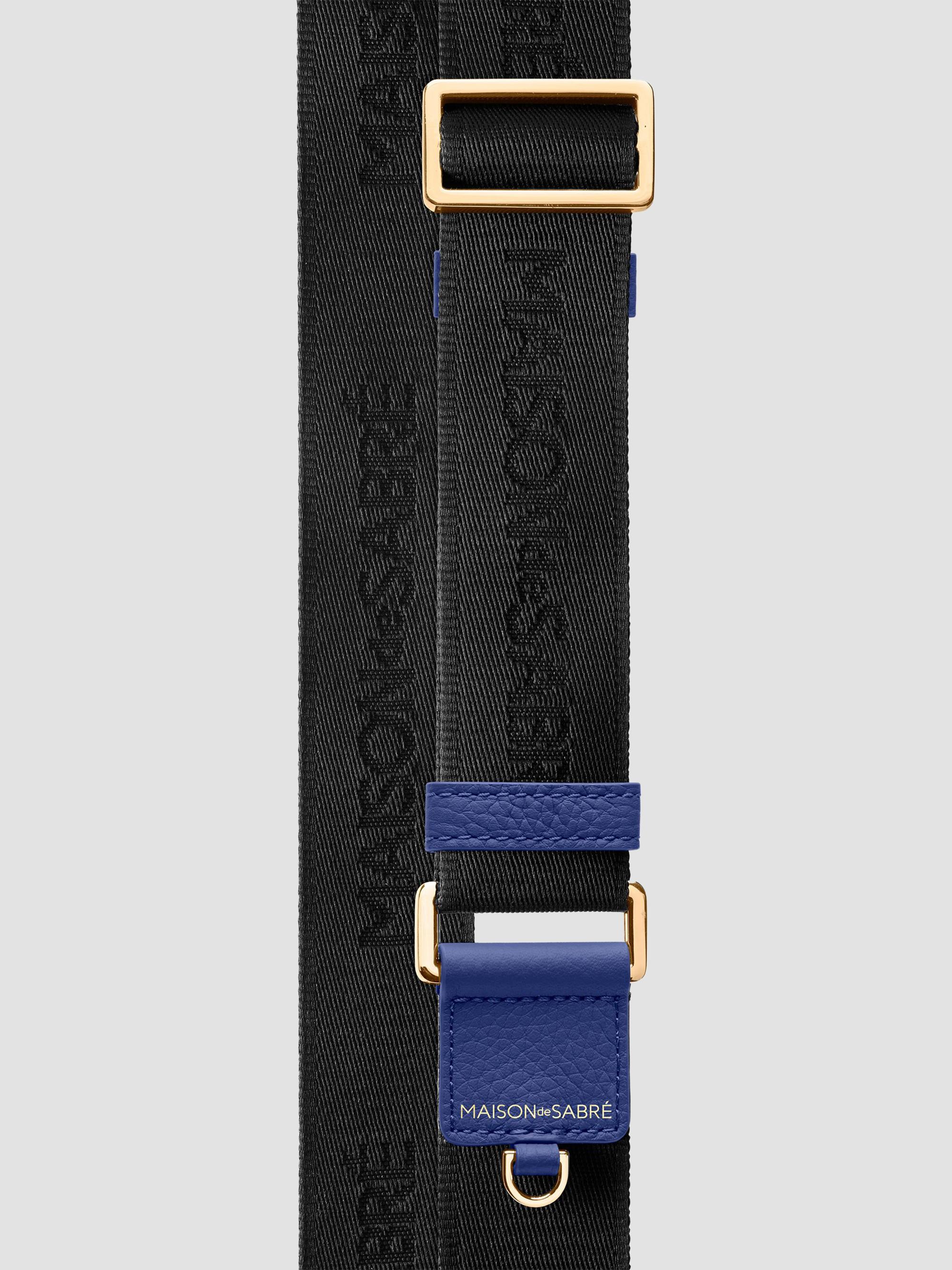 Maison de Sabre Leather Messenger Bag - Lapis Blue | Thumbnail 7