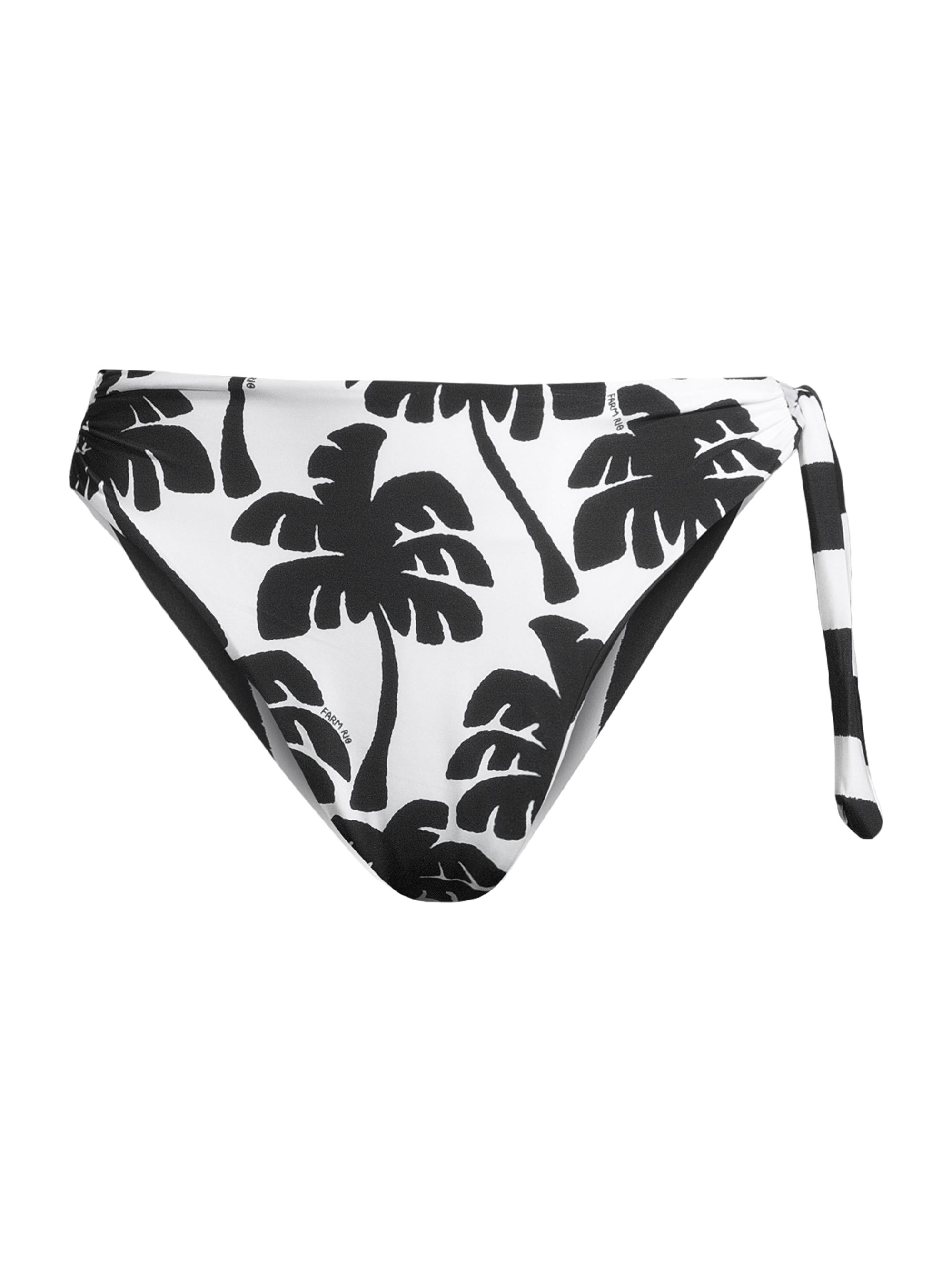 Farm Rio Women's Coconut Reversible Bikini Bottom - Off White