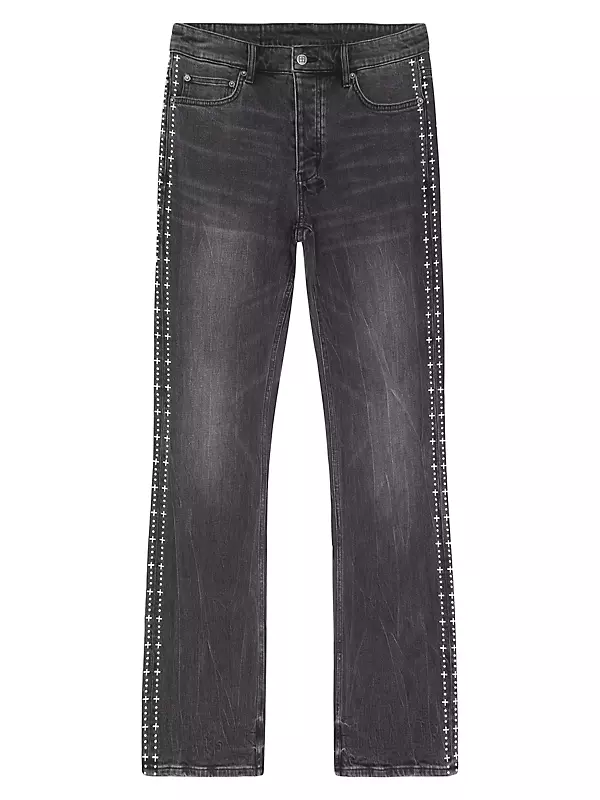 Shop Ksubi Bronko Metalik Stripe Boot-Cut Jeans | Saks Fifth Avenue