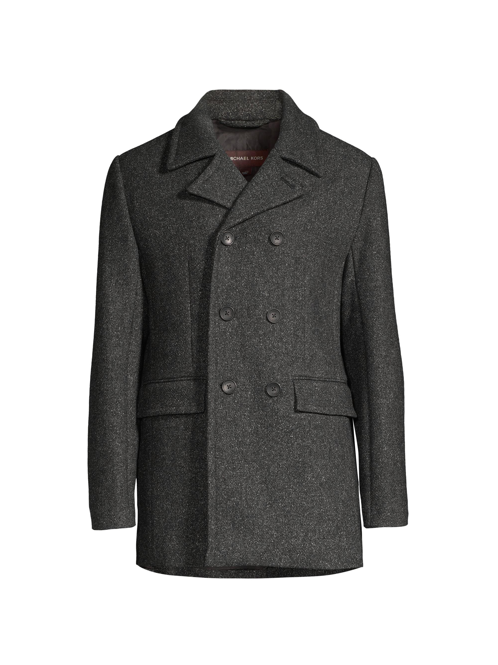 Michael Kors Men's Donegal Overcoat - Black