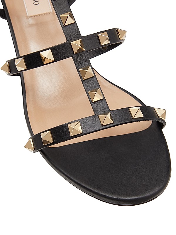 Shop Valentino Garavani Rockstud Calfskin Ankle Strap Shop Valentino Garavani Rockstud Calfskin Ankle Strap