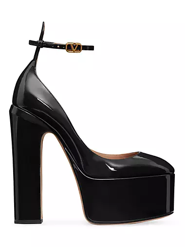 Tan-Go Platform Pumps In Patent Leather 155 MM