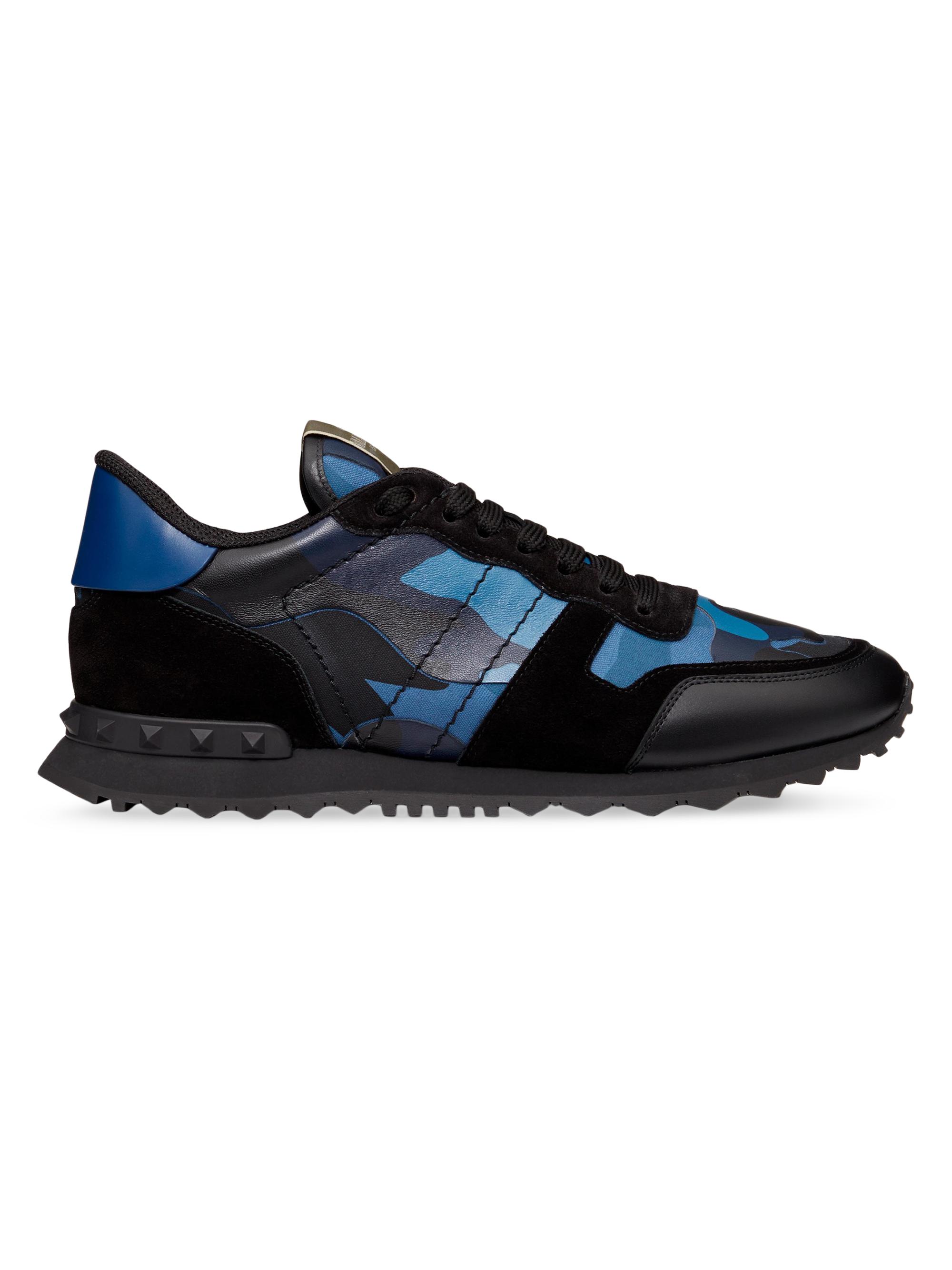 Valentino Garavani Black Ready Go Runner Low Sneakers