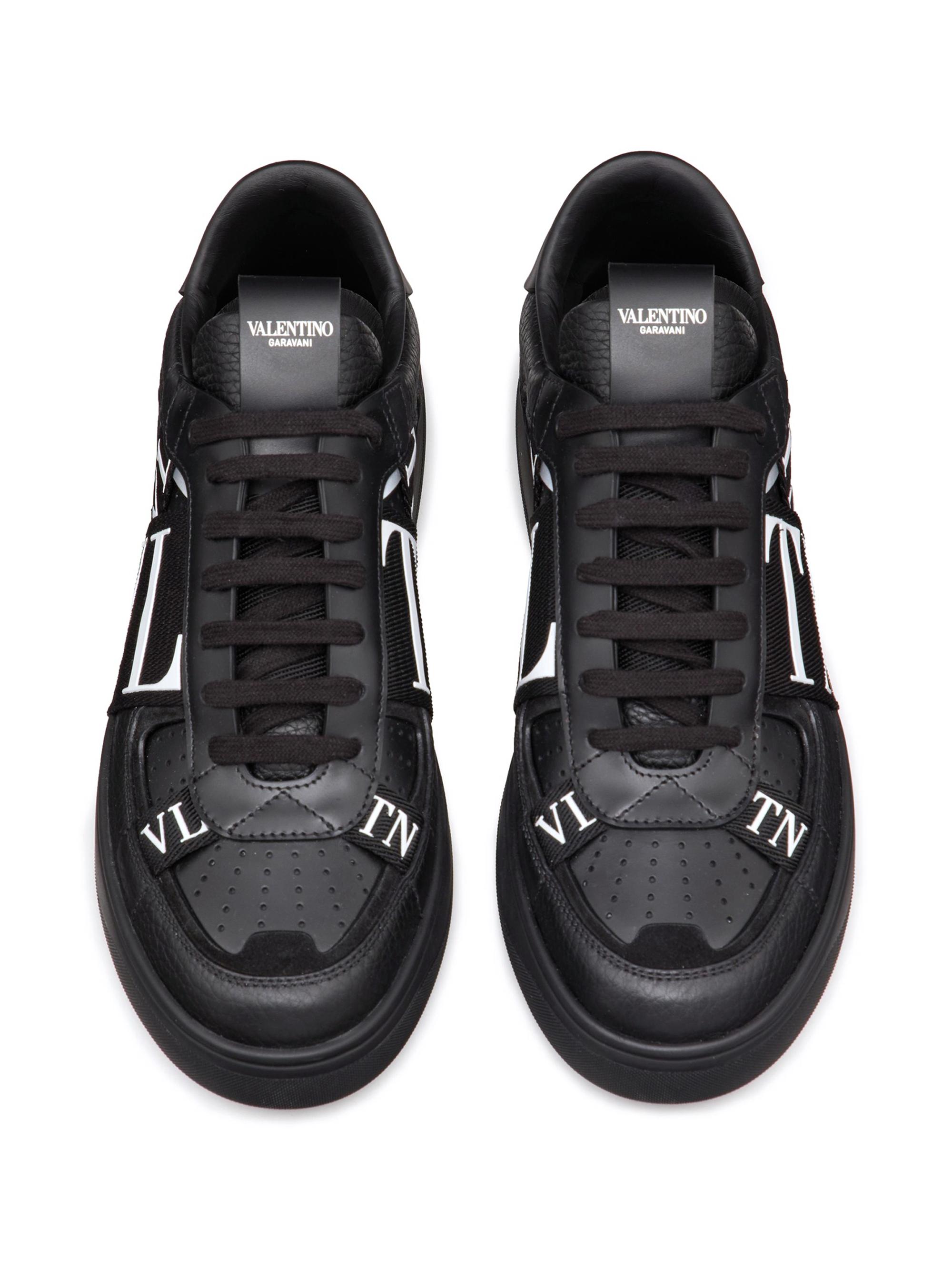 Valentino Garavani Low-Top Calfskin VL7N Sneakers With Bands