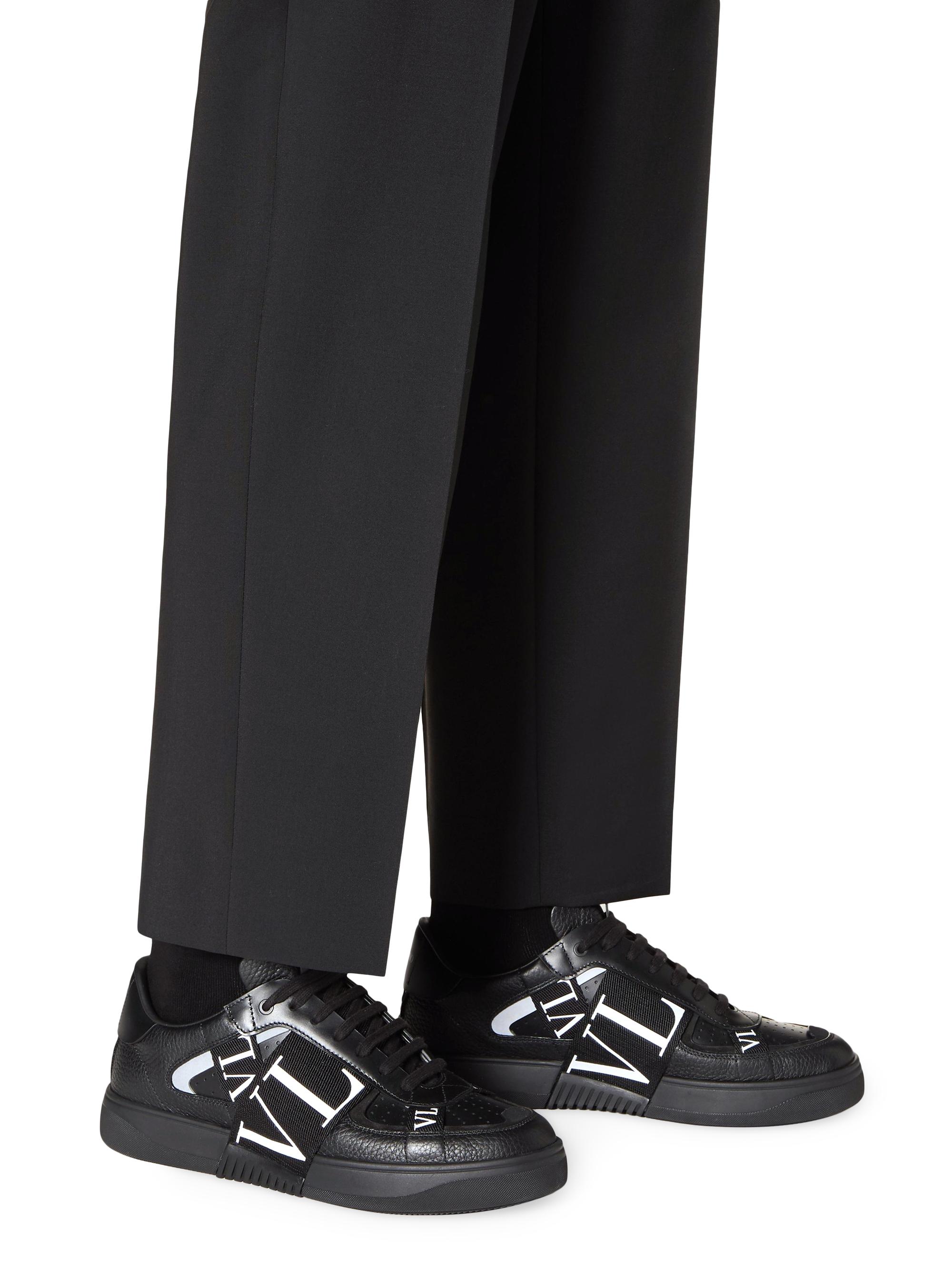 Valentino Garavani Low-Top Calfskin VL7N Sneakers With Bands