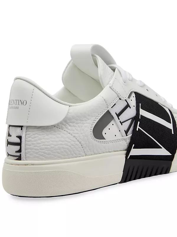 Low-Top Calfskin VL7N Sneakers With Bands