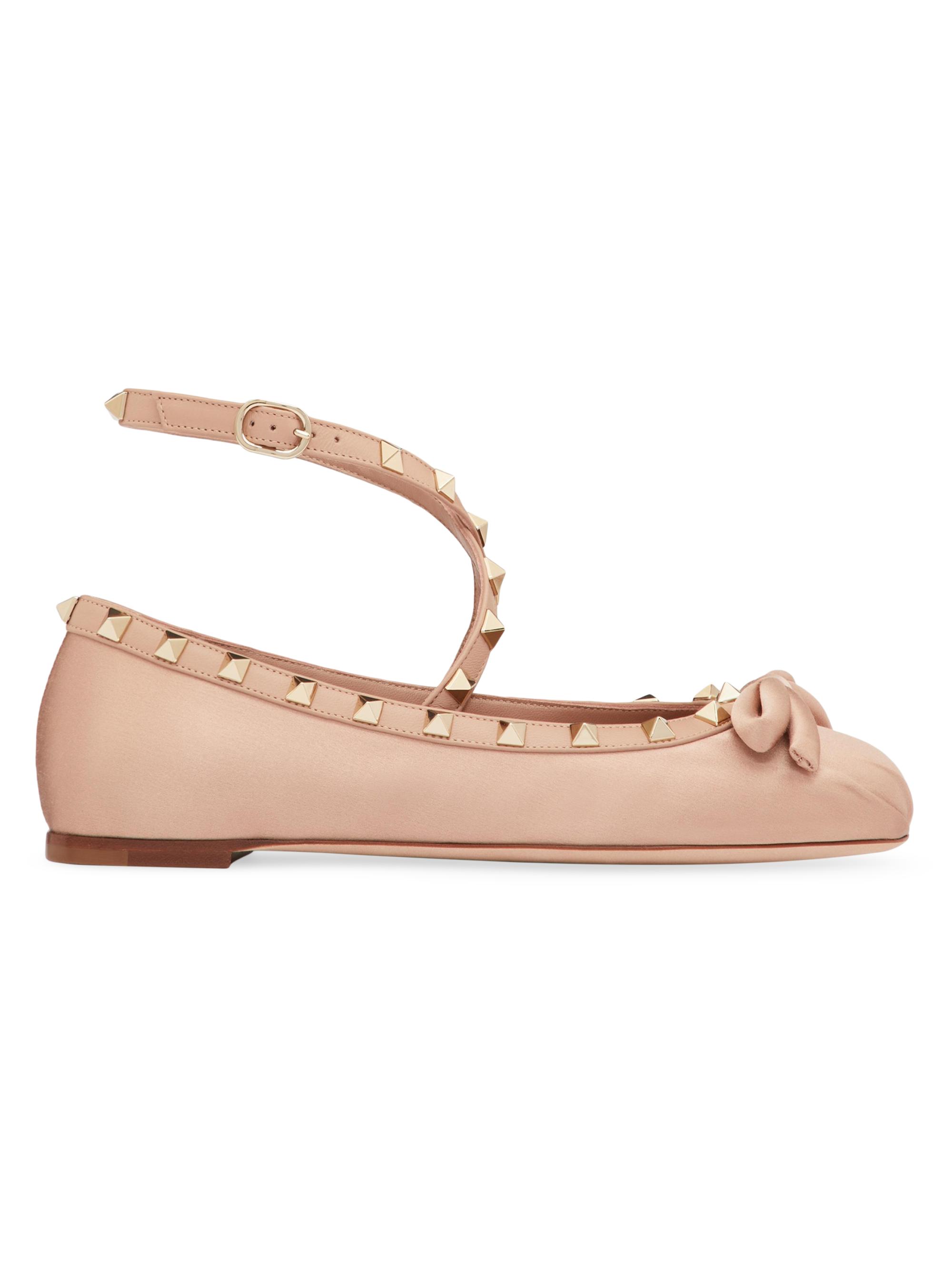 Toile Iconographe leather-trimmed ballet flats