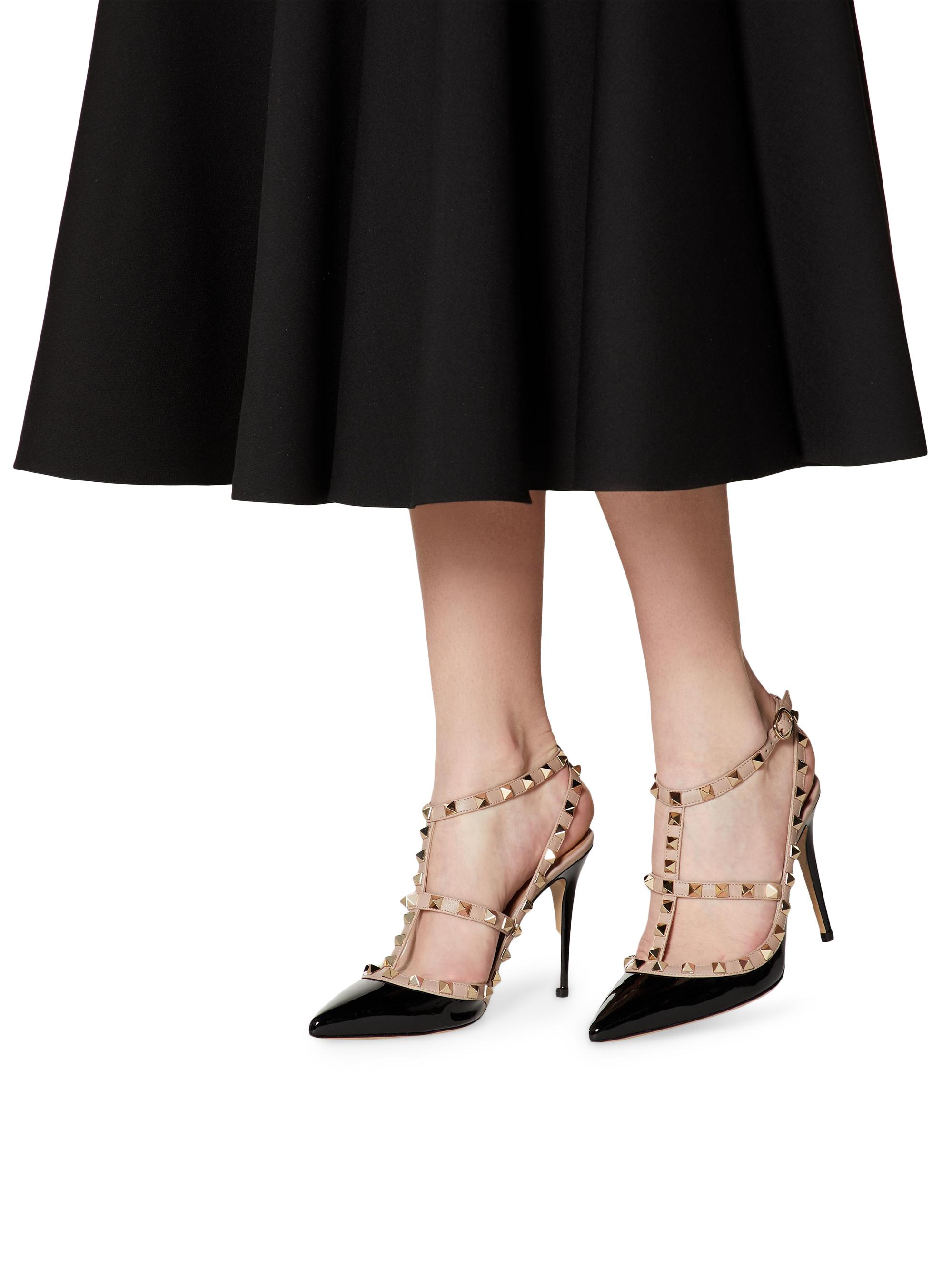 Valentino スタッズ付きブラックハイヒール 7cm 楽天市場】valentino