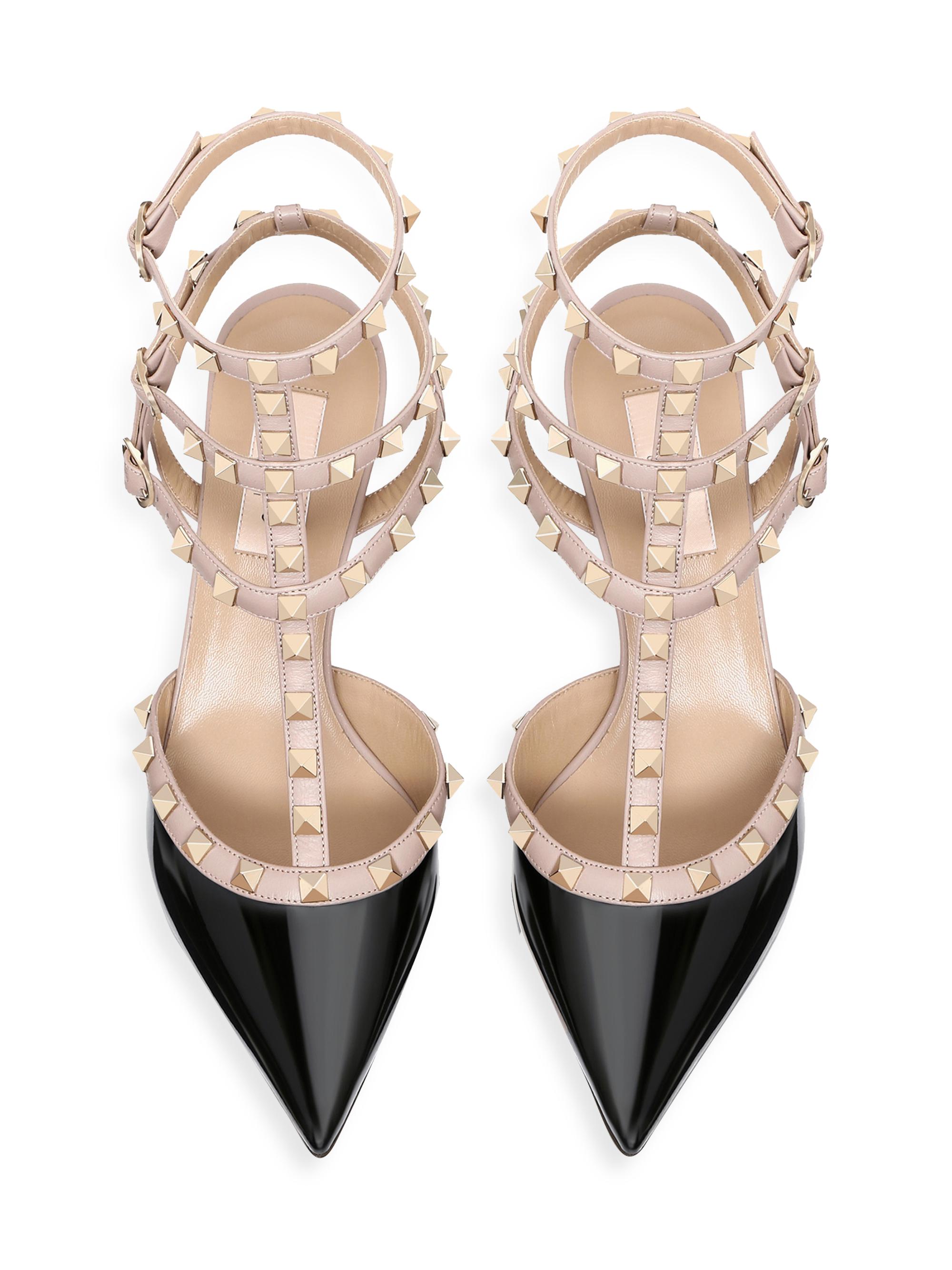 Valentino Garavani Rockstud Caged Pumps 65MM | Saks Fifth Avenue
