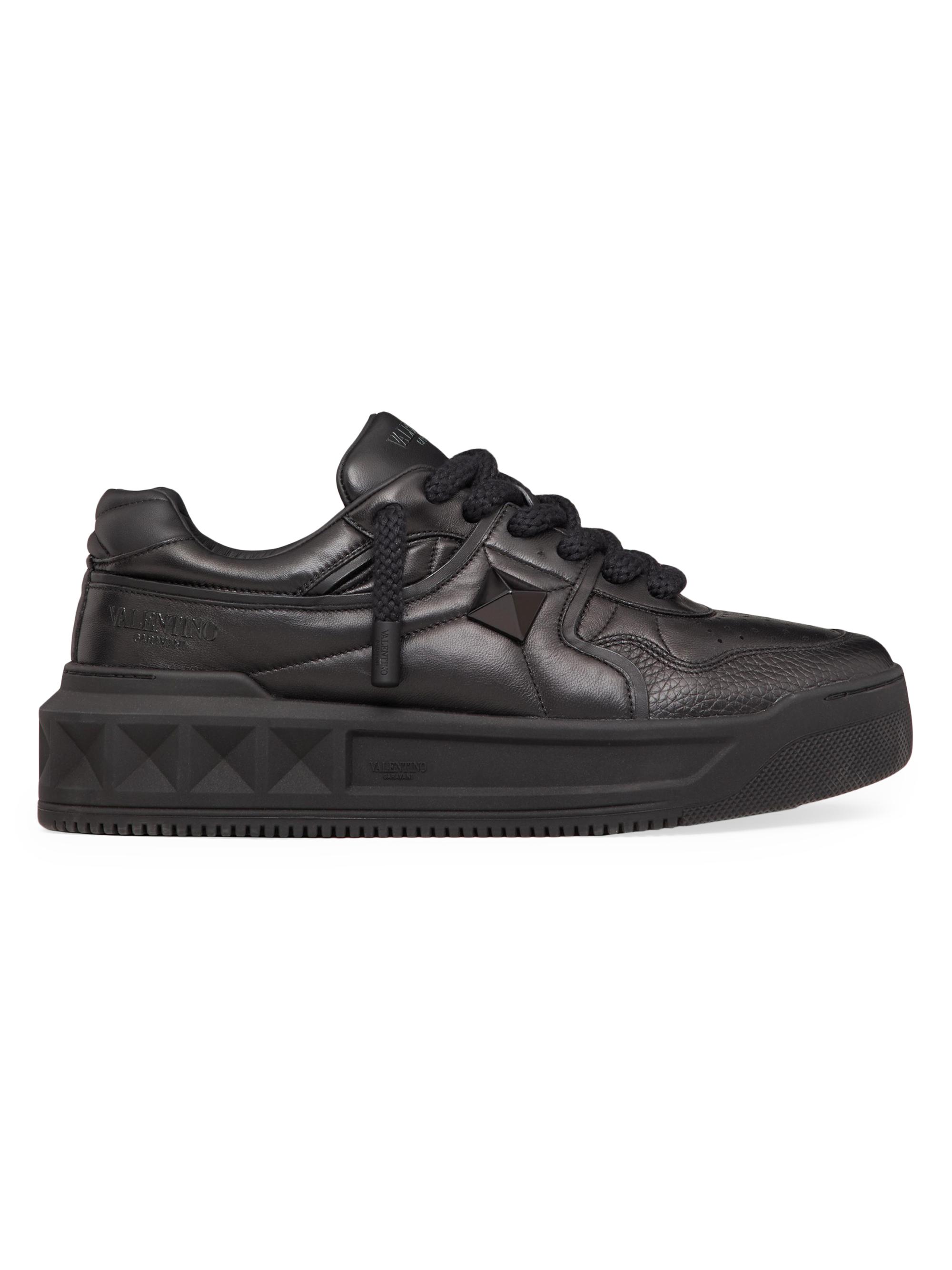 Valentino Garavani One Stud XL Nappa Leather Low Top Sneakers