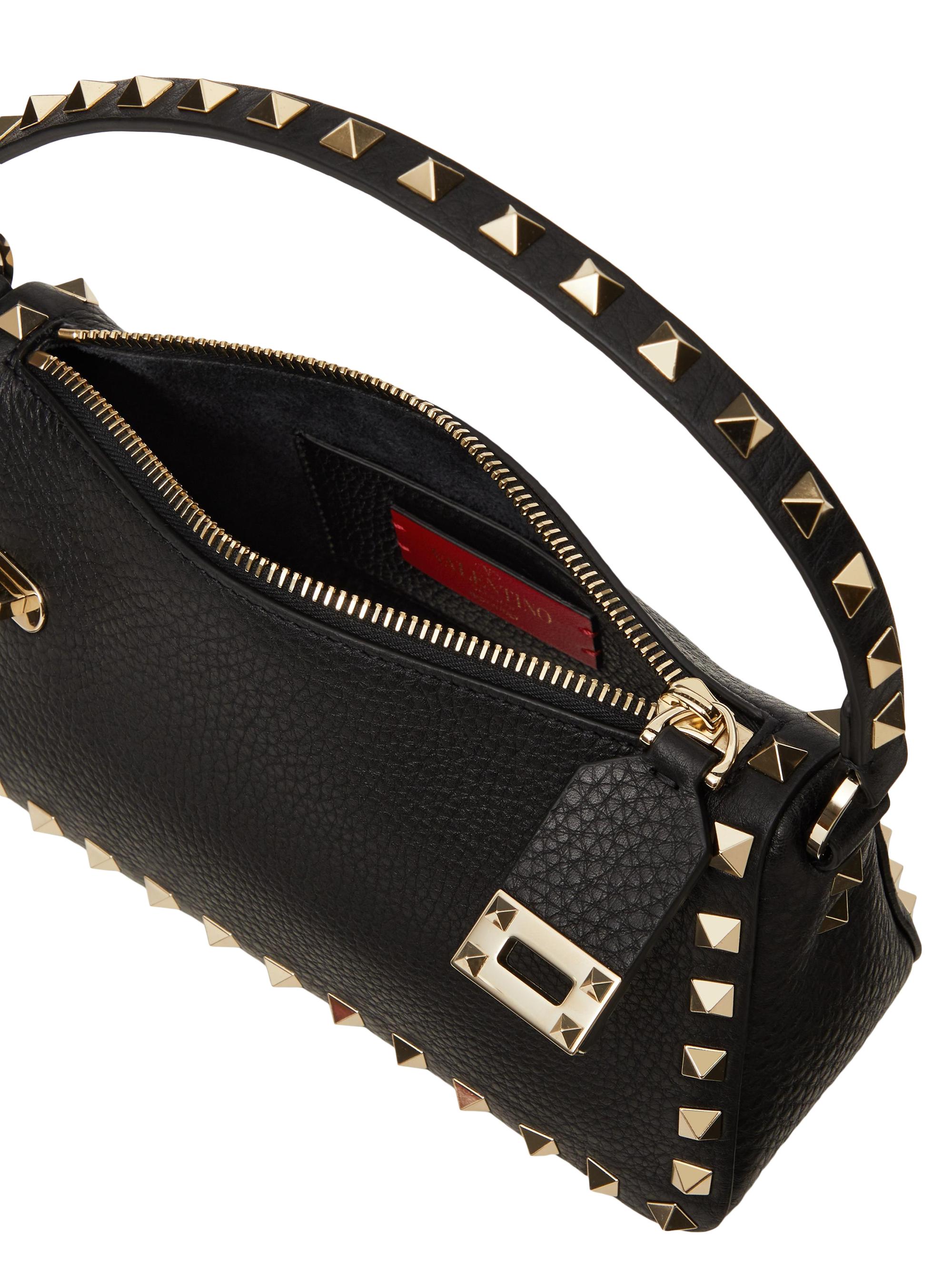 Rockstud small leather shoulder bag