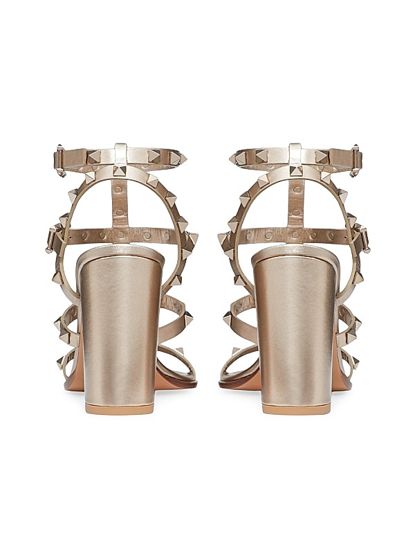 Shop Valentino Garavani Rockstud Metallic Calfskin Leather Shop Valentino Garavani Rockstud Metallic Calfskin Leather