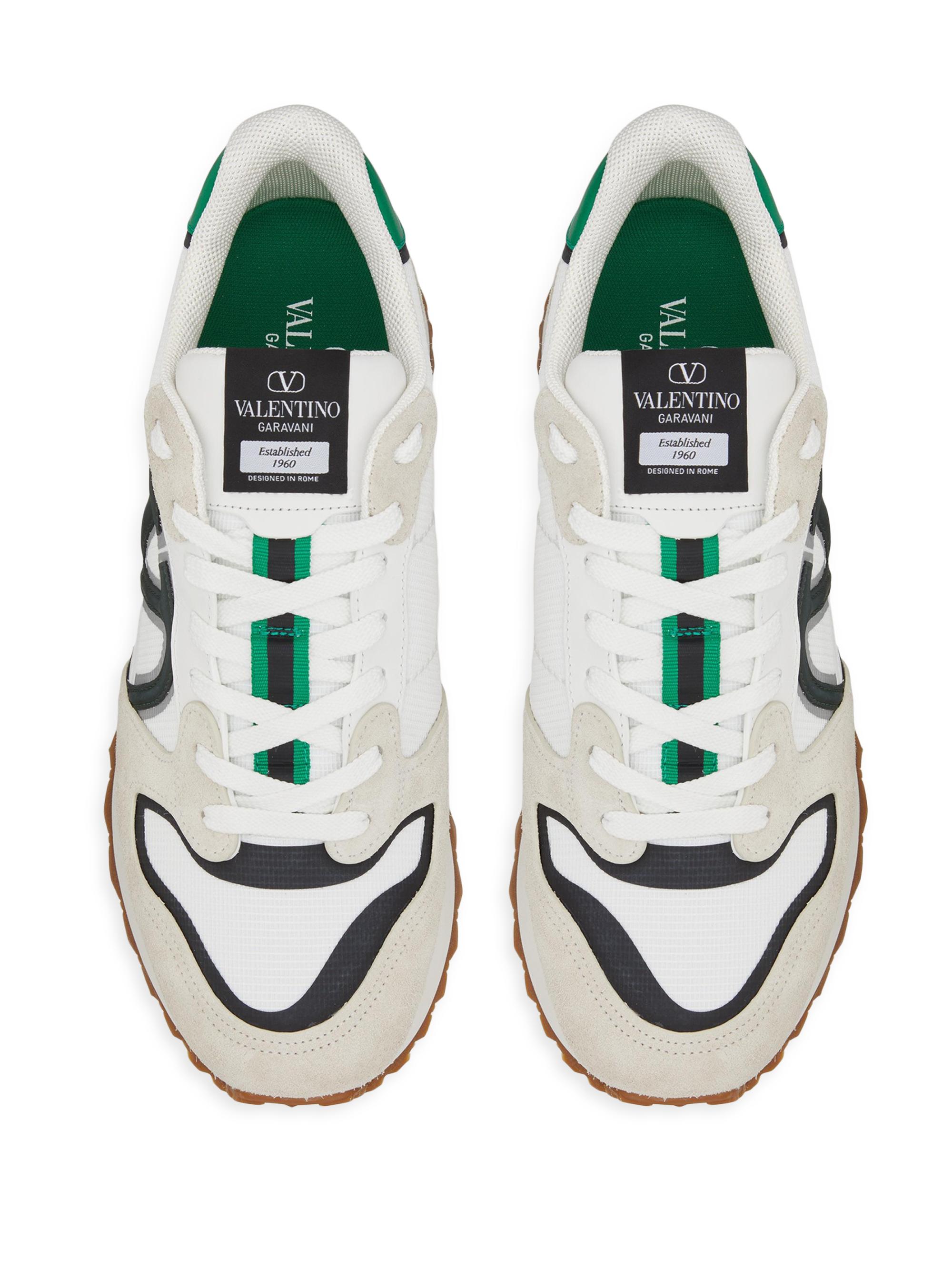 Valentino Garavani Vlogo Pace Low Top Sneakers In Split Leather