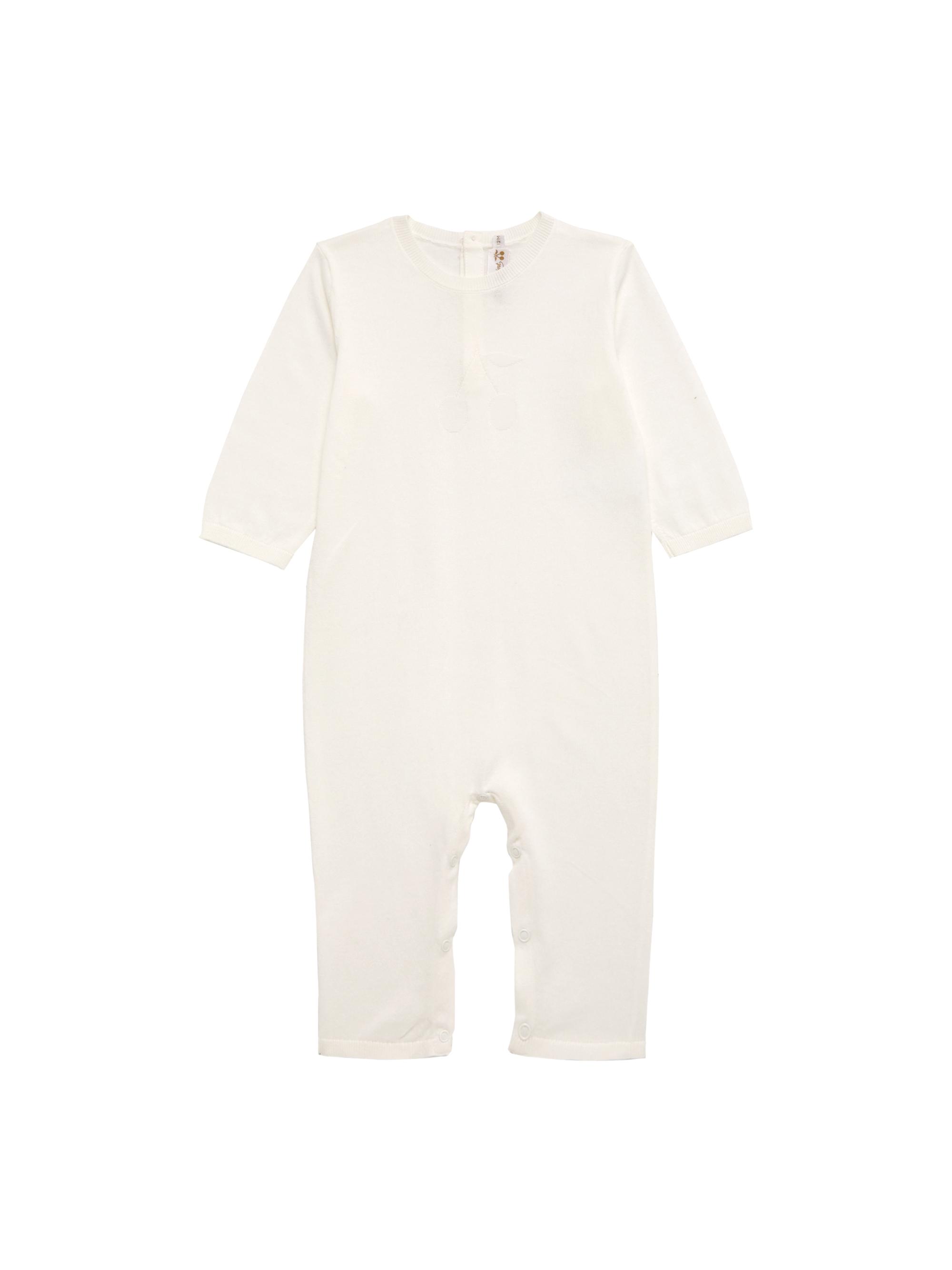 Bonpoint Baby's Cotton Coveralls - White 18 Months