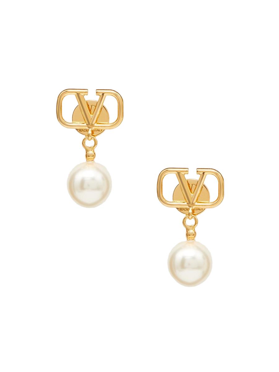 Valentino Garavani VLogo Signature Earrings With Swarovski