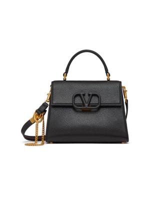 Valentino Garavani Small VSling Shoulder Bag in Black