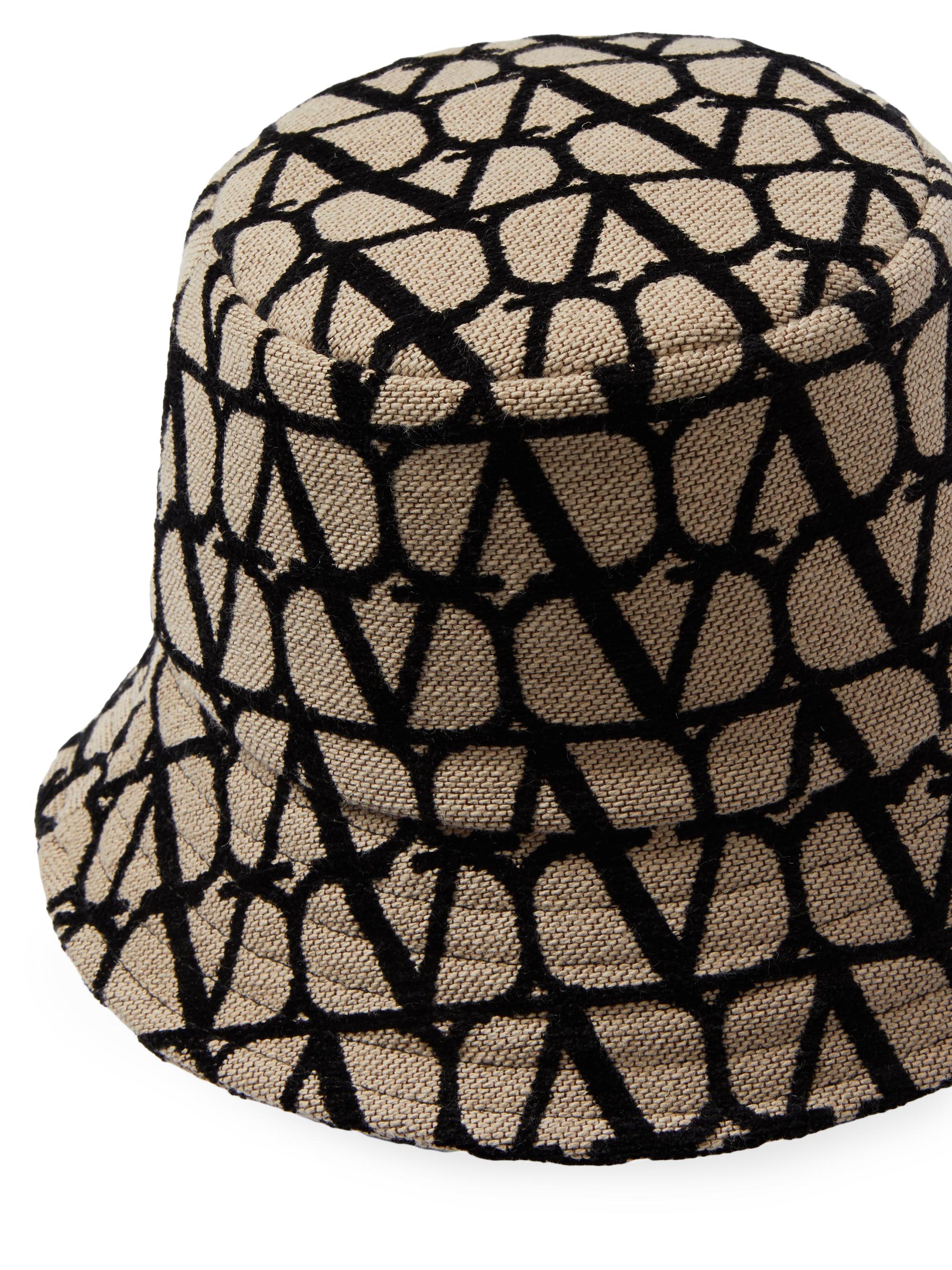 Valentino Garavani VLogo Monogram Canvas Bucket Hat | Saks Fifth