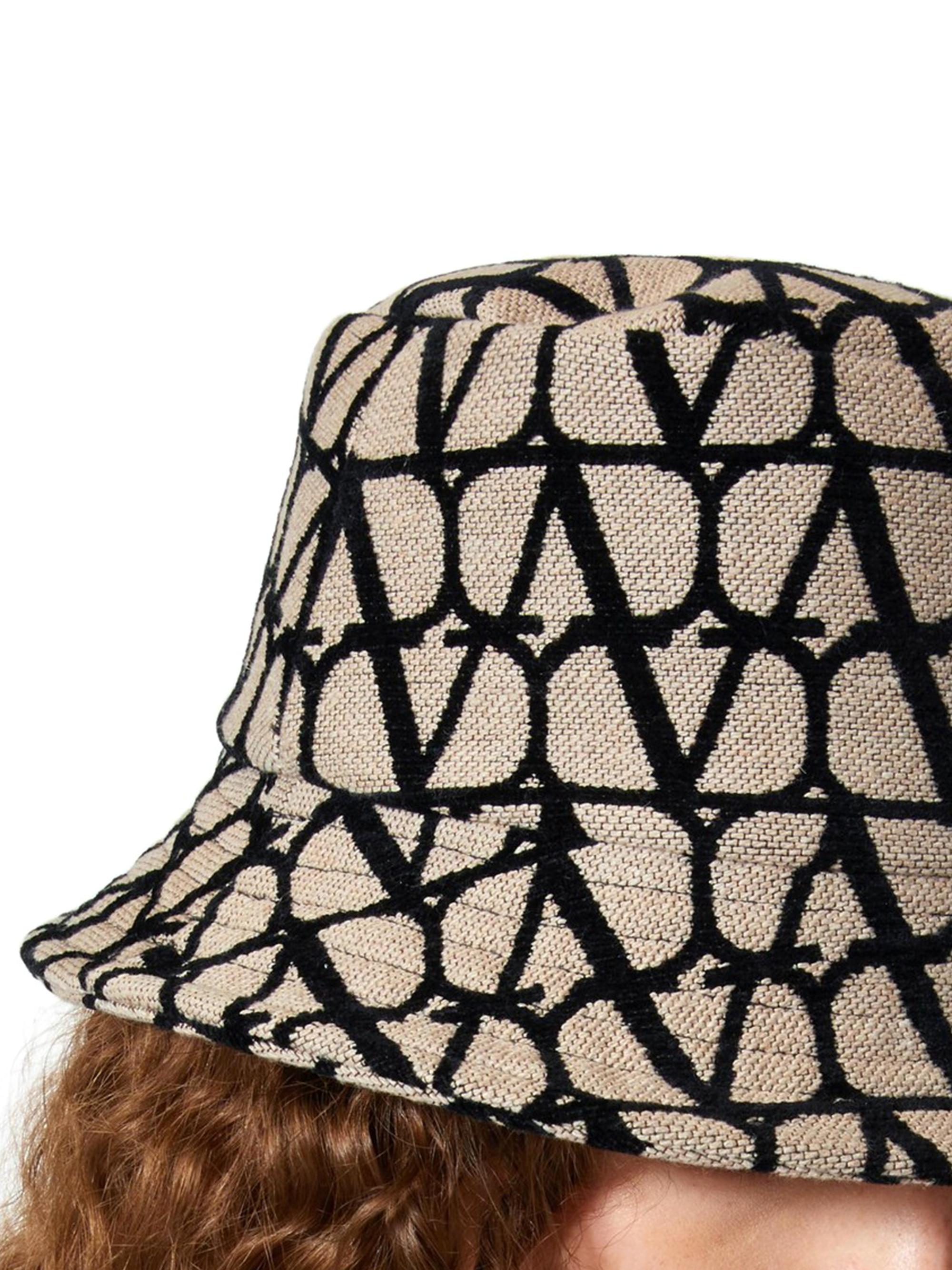 Valentino Garavani VLogo Monogram Canvas Bucket Hat | Saks Fifth