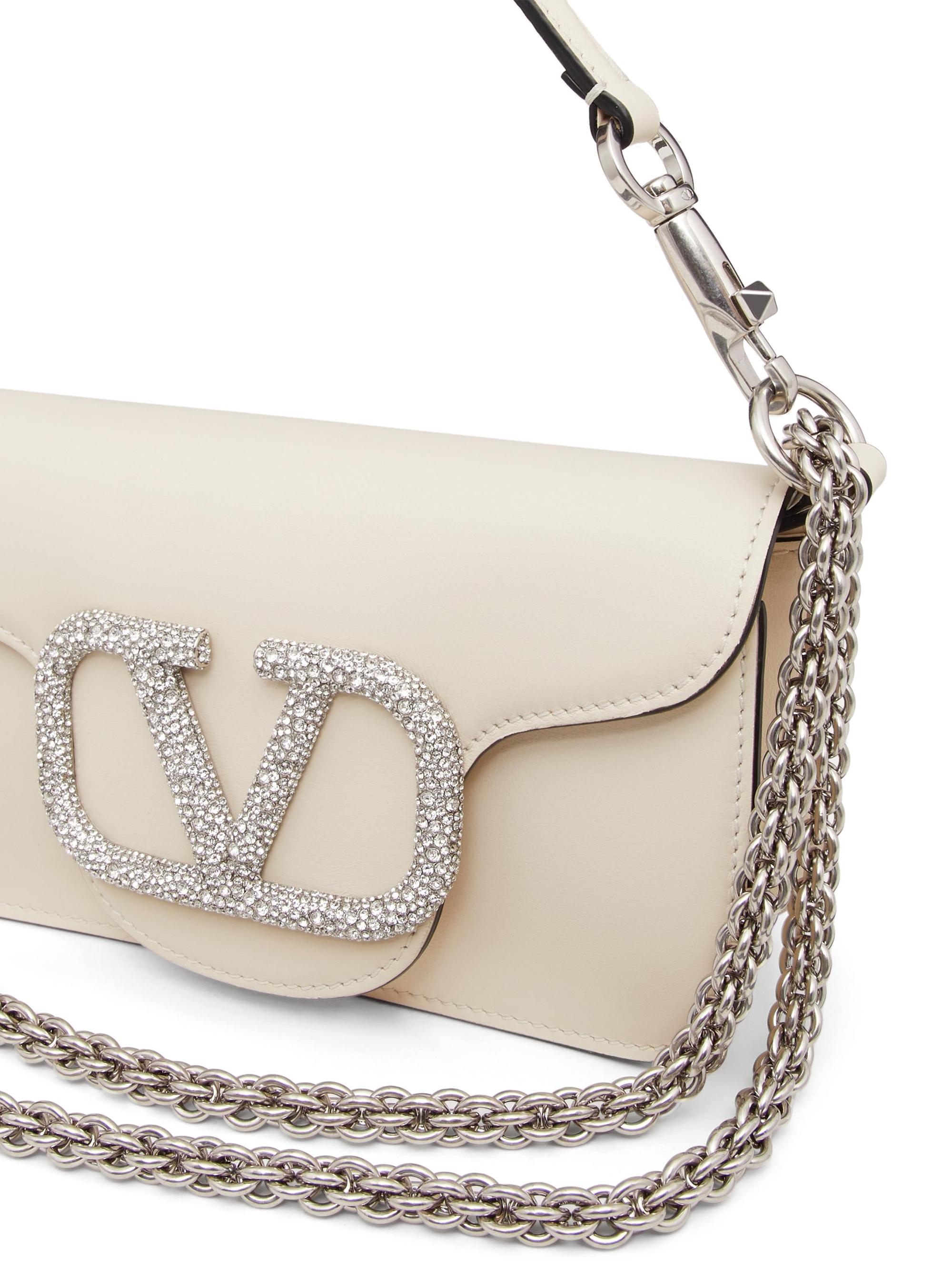 Valentino Garavani Locò Small Shoulder Bag With Jewel Logo | Saks