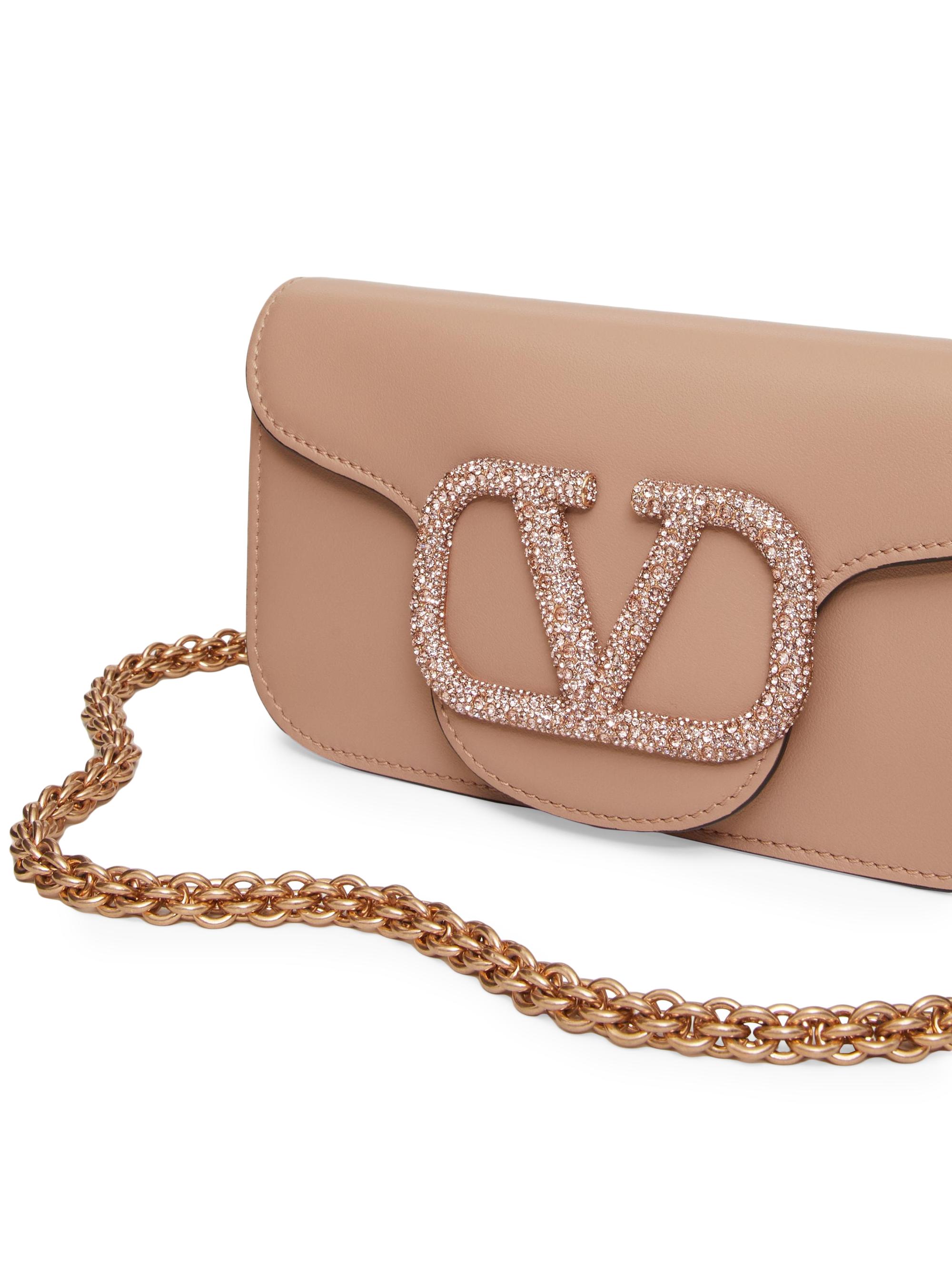 Valentino Garavani Locò Small Shoulder Bag With Jewel Logo | Saks