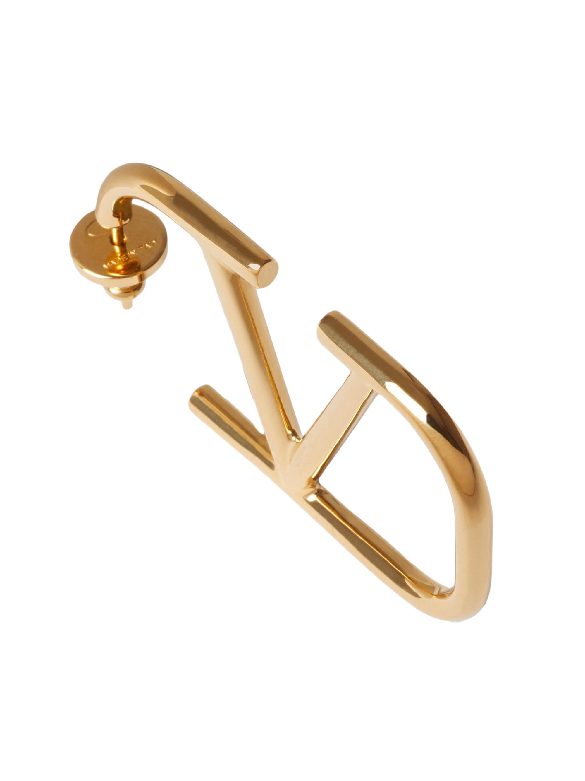 Valentino Garavani VLogo Signature Metal Earrings | Saks Fifth Avenue