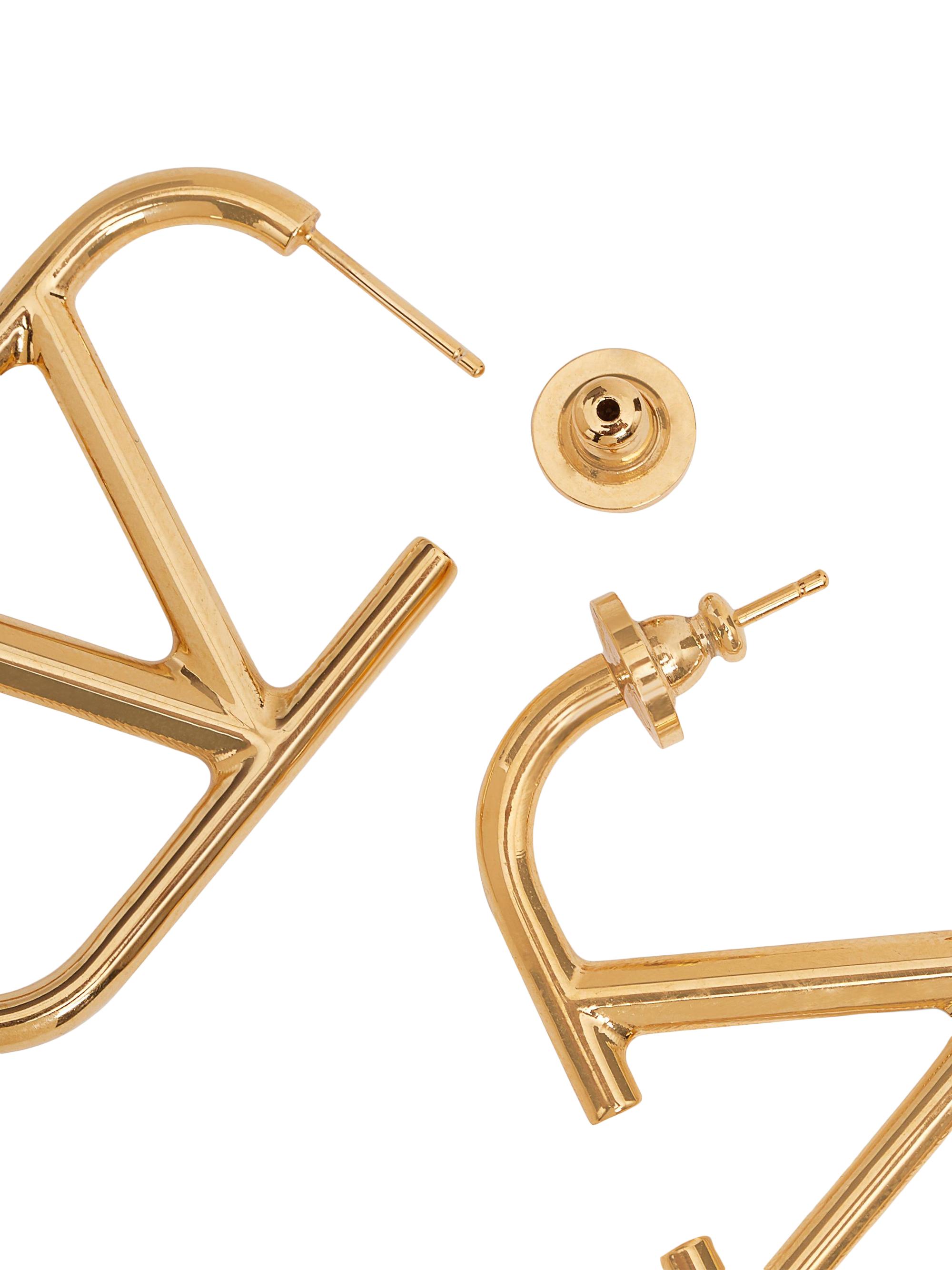 Valentino Garavani VLogo Signature Metal Earrings | Saks Fifth Avenue