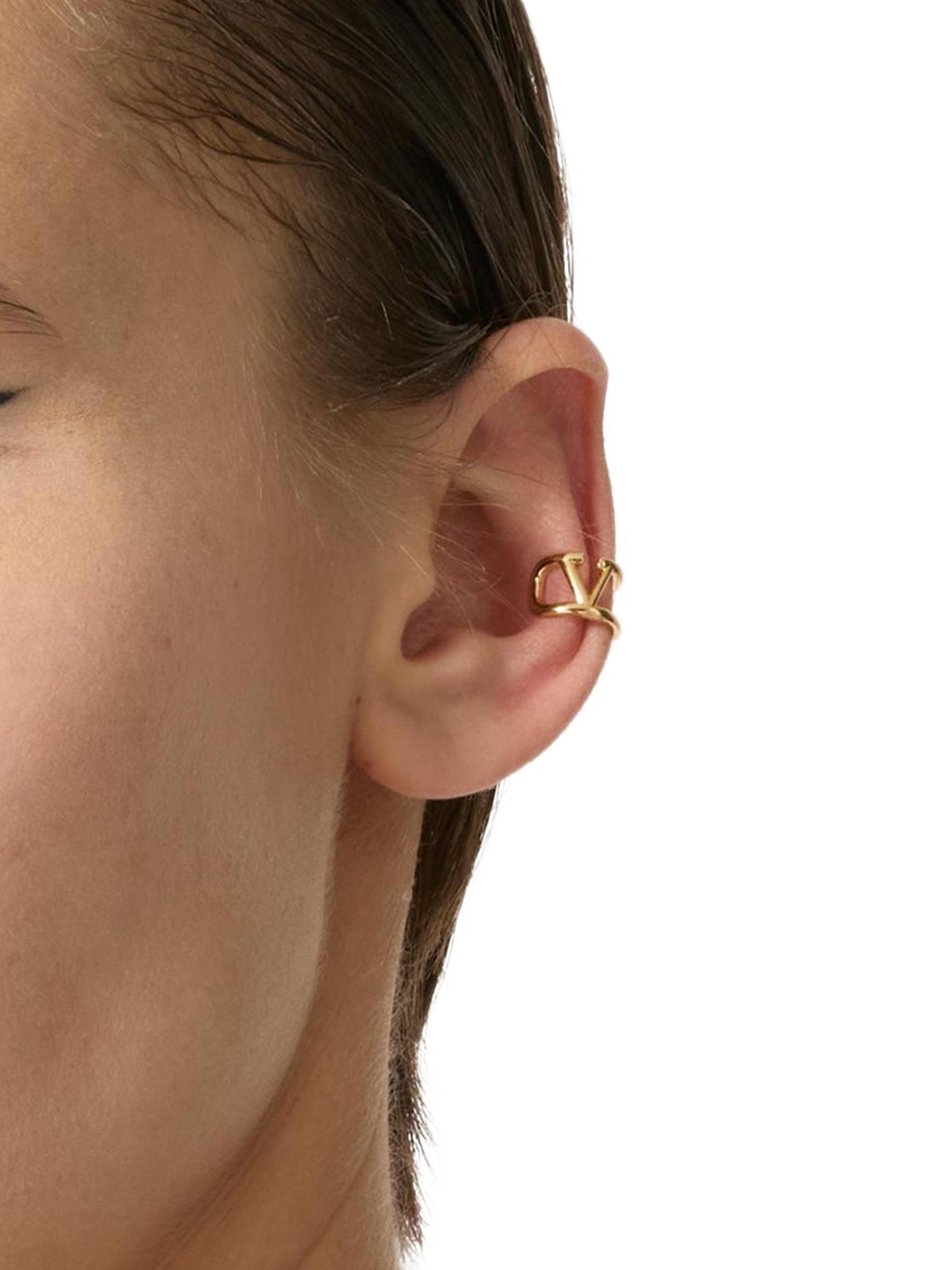 Valentino Garavani VLogo Signature Metal Earcuff | Saks Fifth Avenue