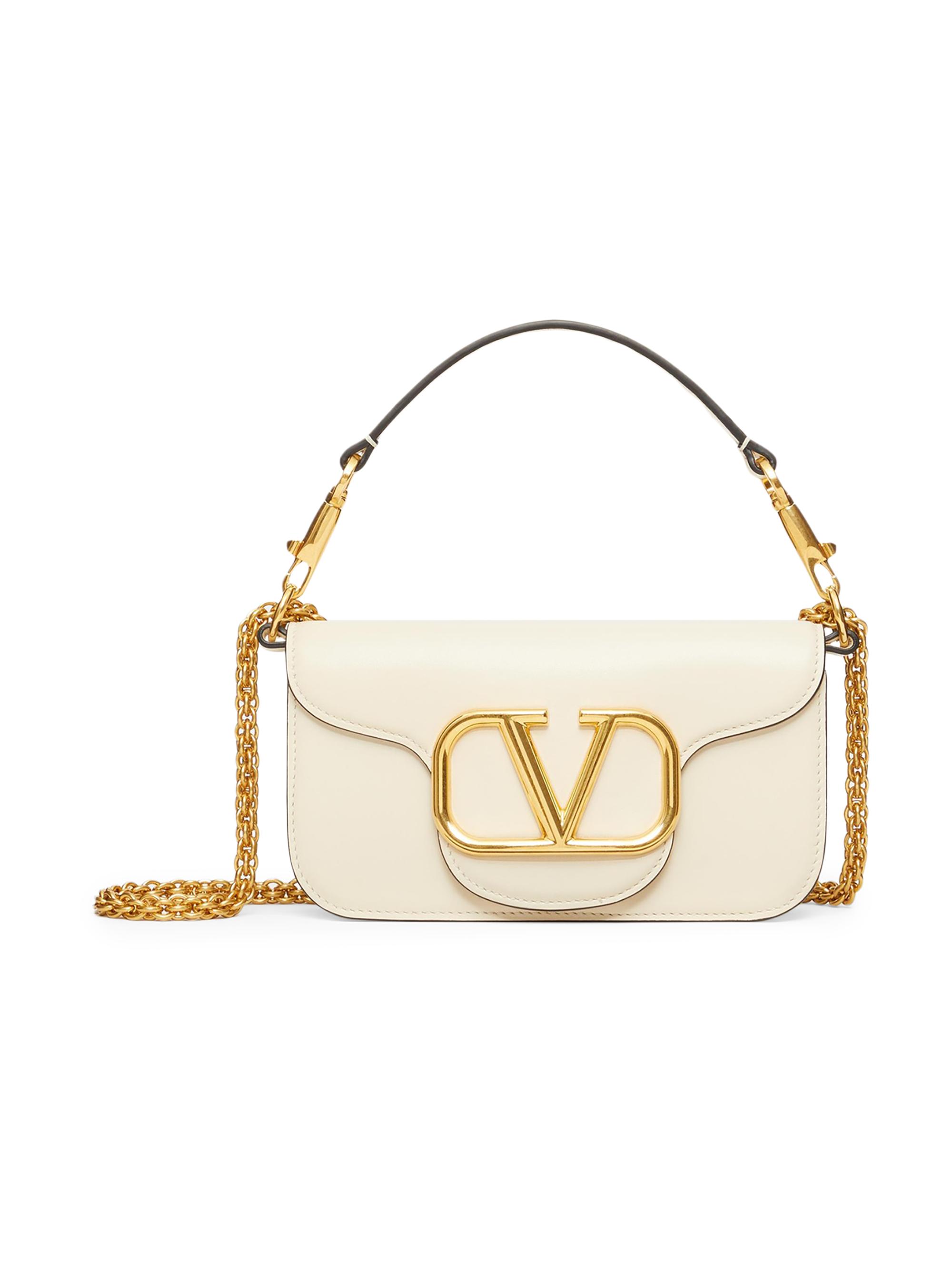 Valentino Garavani Women's Locò  Shoulder Bag in Calfskin - Light