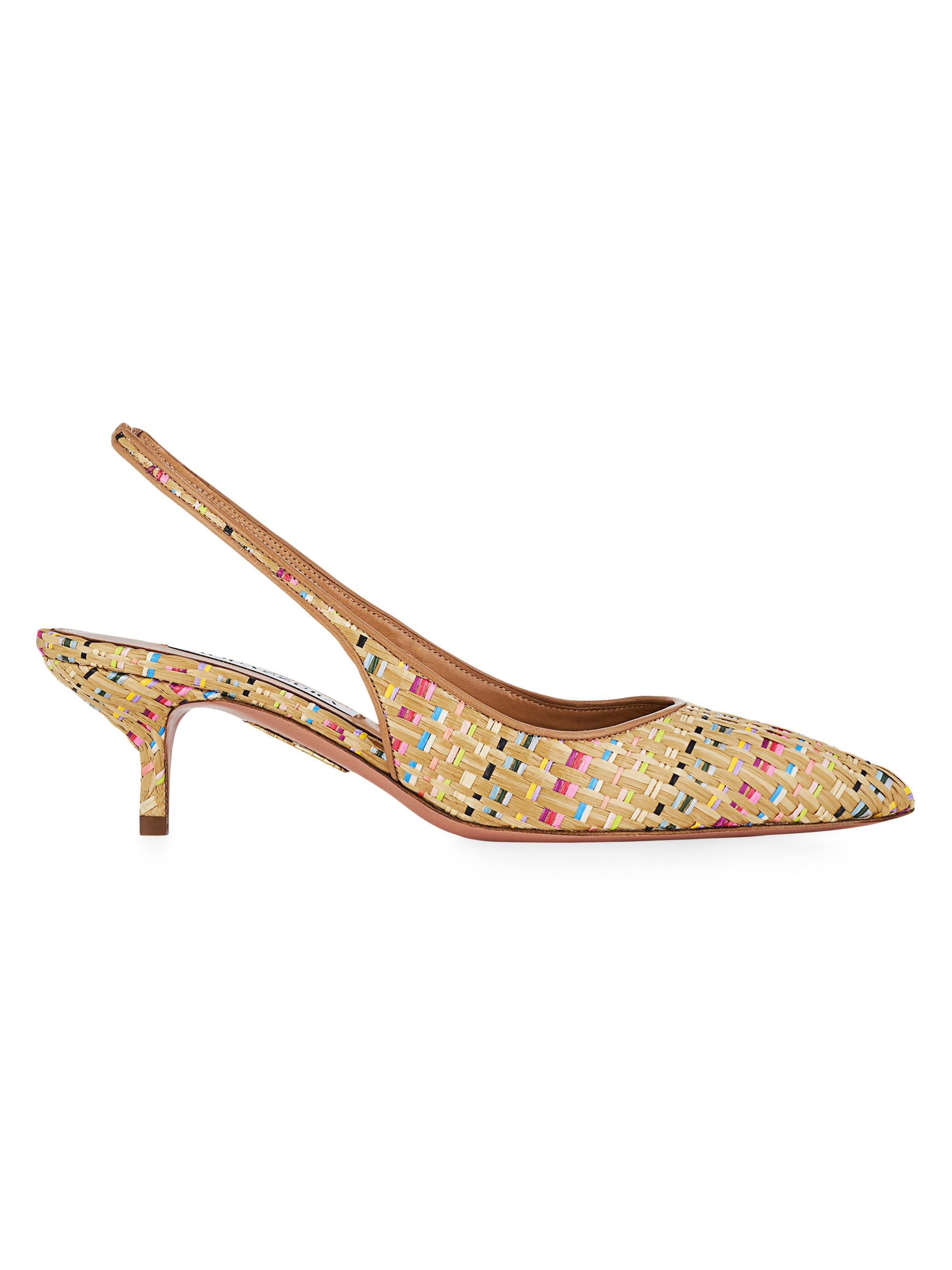 Marni 55mm slingback leather pumps - Yellow