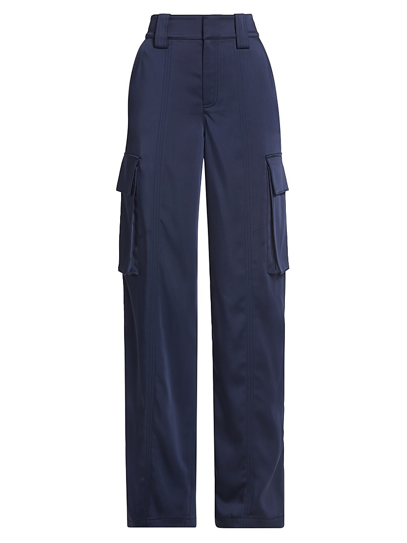 Shop A.L.C. Bryan Wide-Leg Satin Cargo Pants | Saks Fifth Avenue Shop A.L.C. Bryan Wide-Leg Satin Cargo Pants | Saks Fifth Avenue