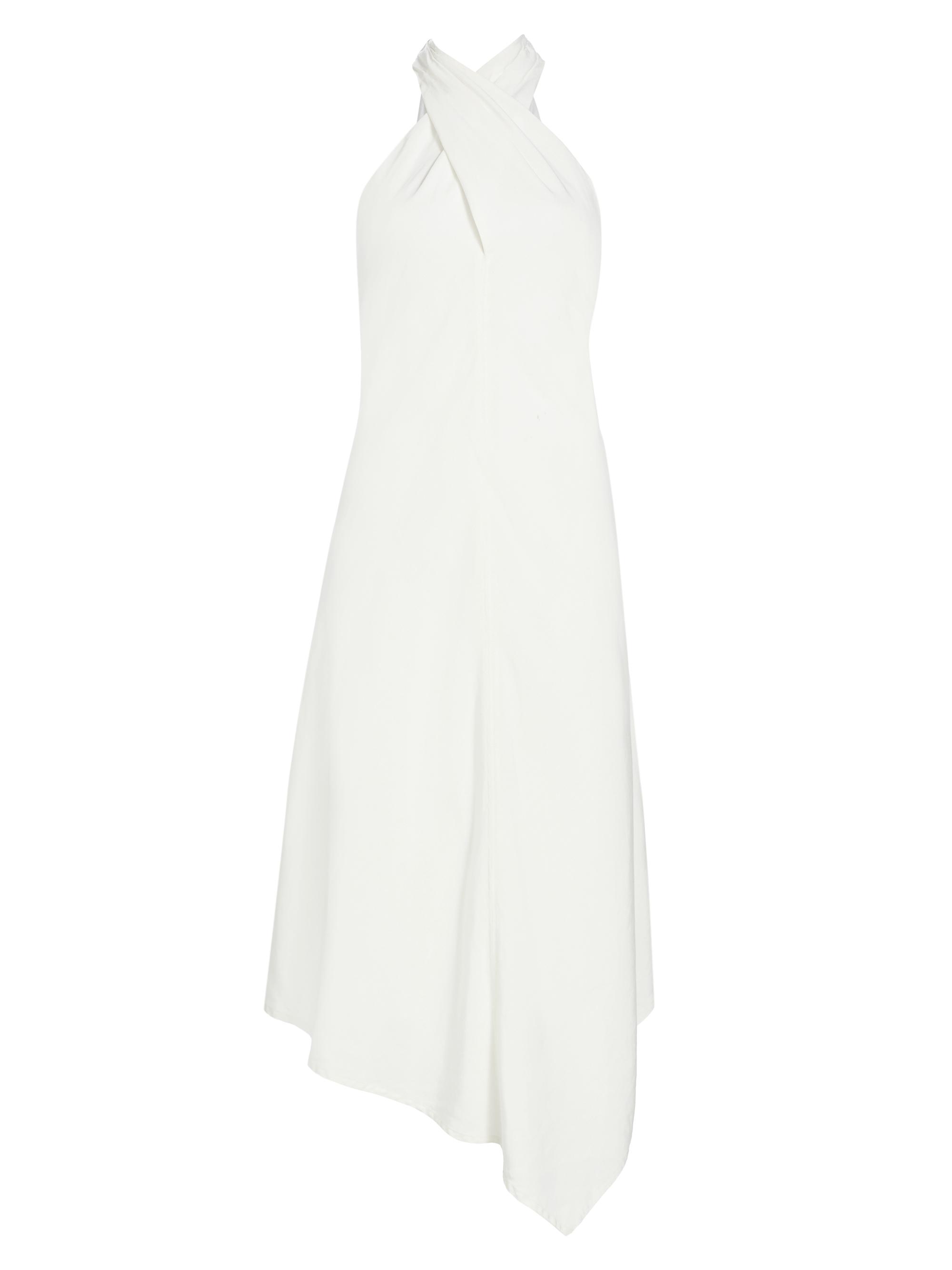 A.L.C. Women's Quinn Draped Halterneck Midi-Dress - Cream