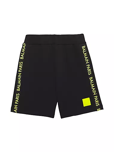 Little Boy's & Boy's Logo Trim Jersey Shorts